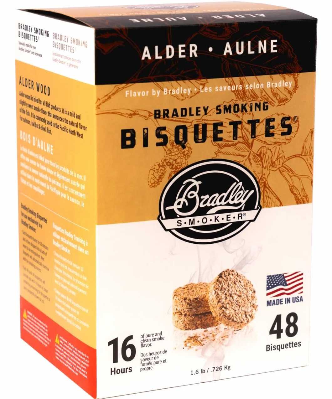 Bradley Alder Bisquettes 48 sztuk od Bradley Smoker