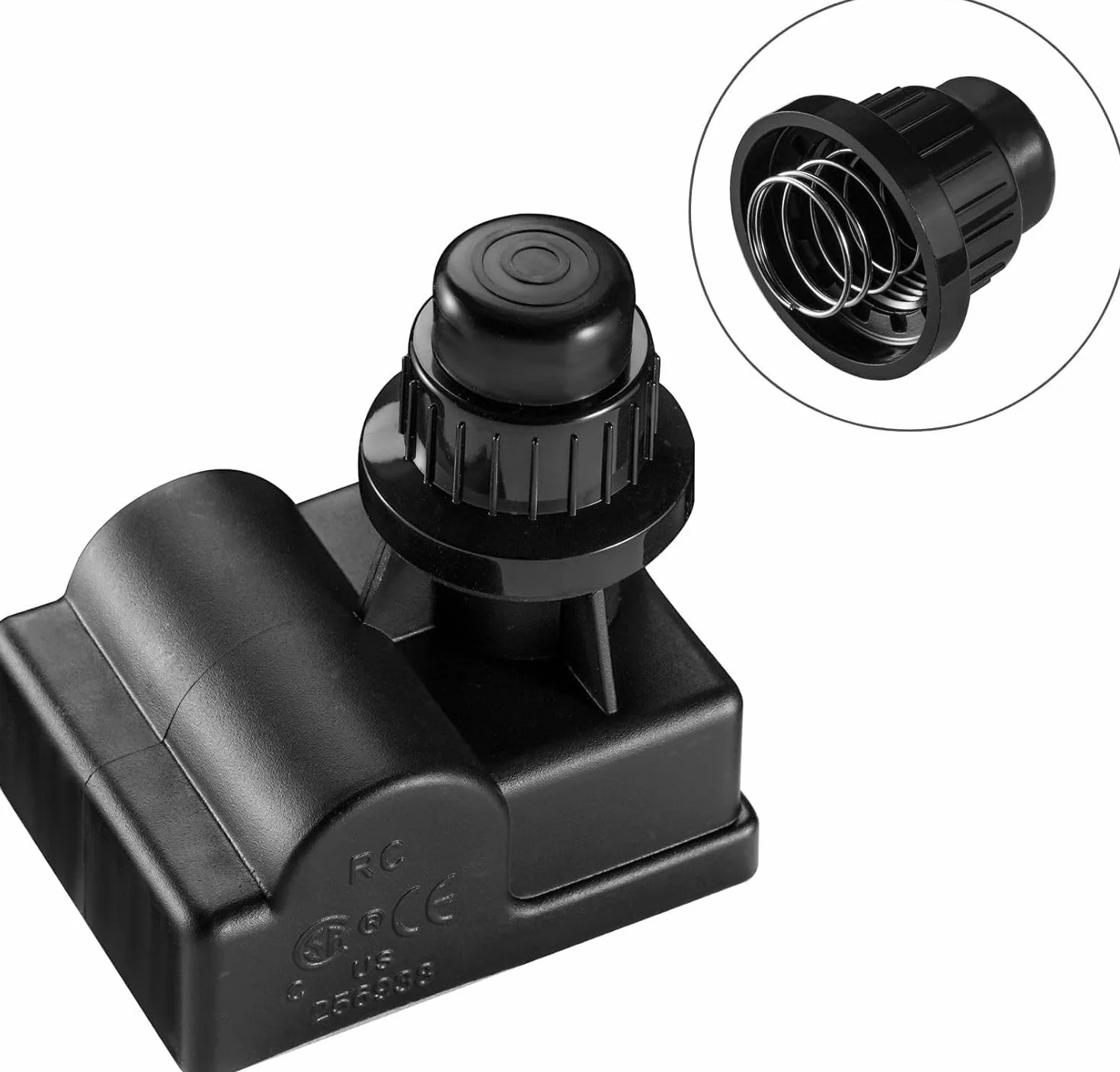 Generator iskier z przyciskiem do zapalnika piezoelektrycznego, 6 wyjść do Broil King, Broil-Mate, Sterling, Silver Chef, Uniflame, Surefire, BBQ Pro (czarny)