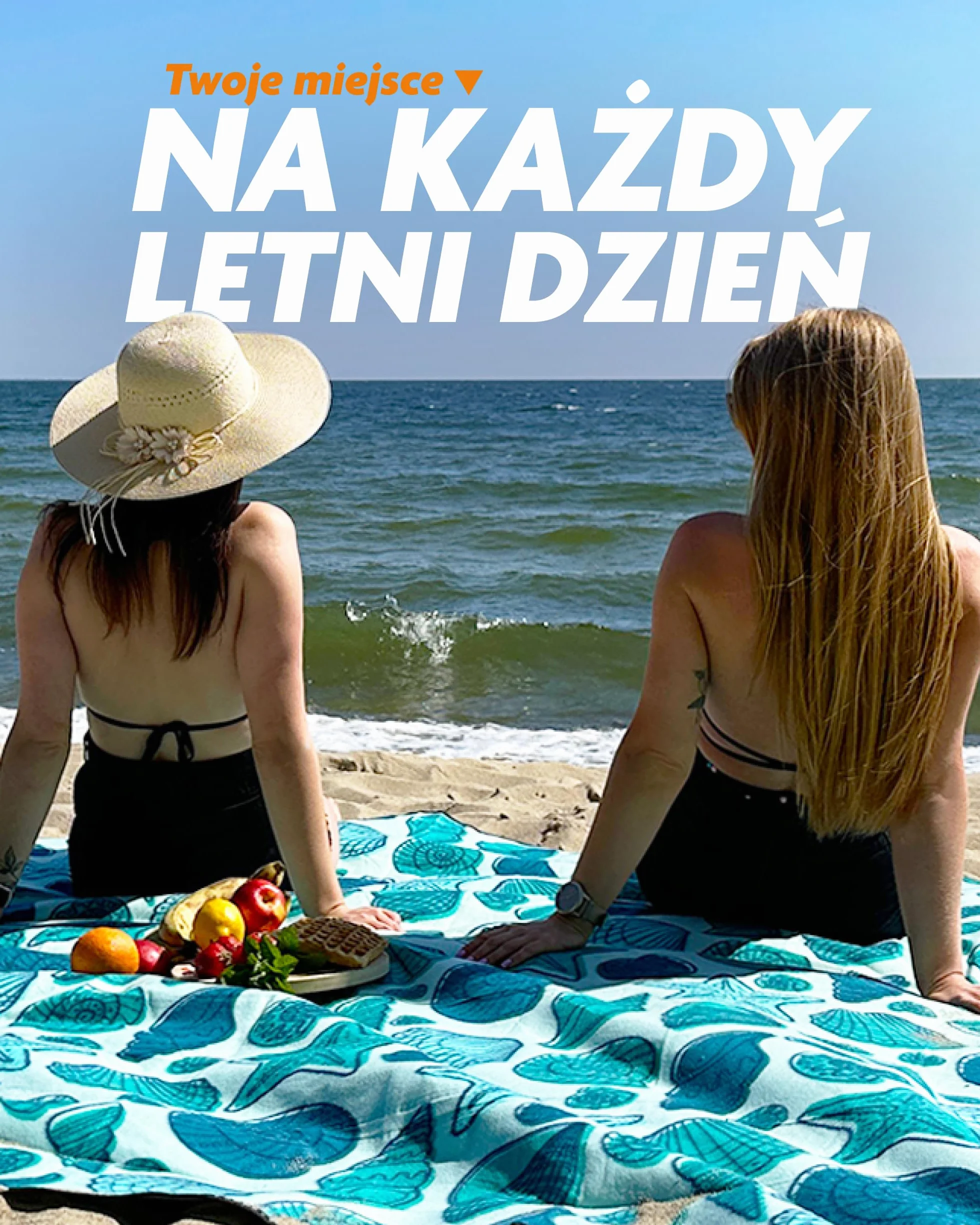 Koc Piknikowy dla Czterech Osób Łatwy w Czyszczeniu Montaż do Podłoża Polar Miękki Miły w Dotyku Kieszonka na Suwak Pasek na Ramię 200x200cm Shelly