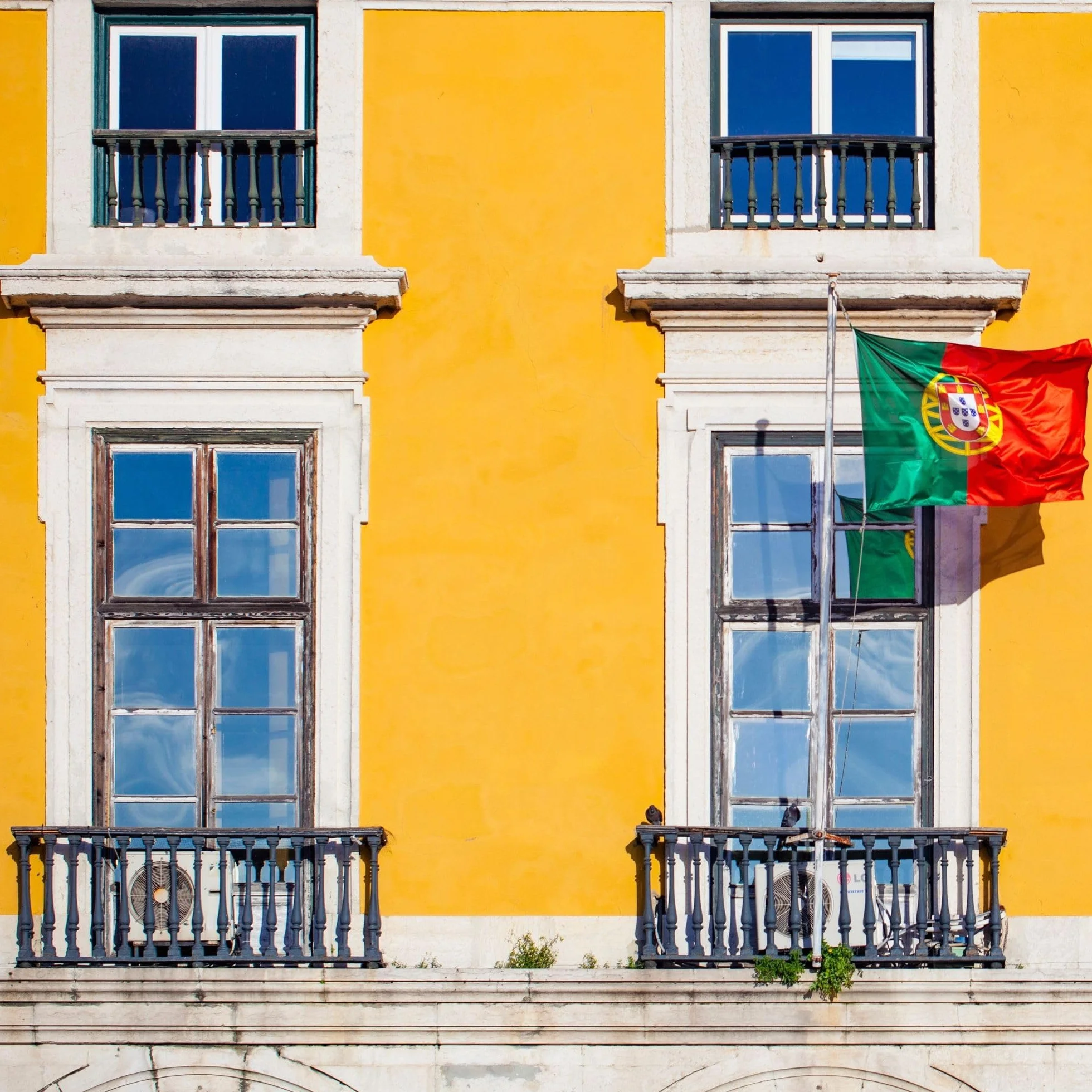 Runesol Portugalia Flaga narodowa 3x5, 91x152cm, Bandeira de Portugal 4 przelotki, mosiężne oczko w każdym rogu, portugalski baner, flaga piłkarska, flagi premium, wodoodporne wewnątrz, na zewnątrz
