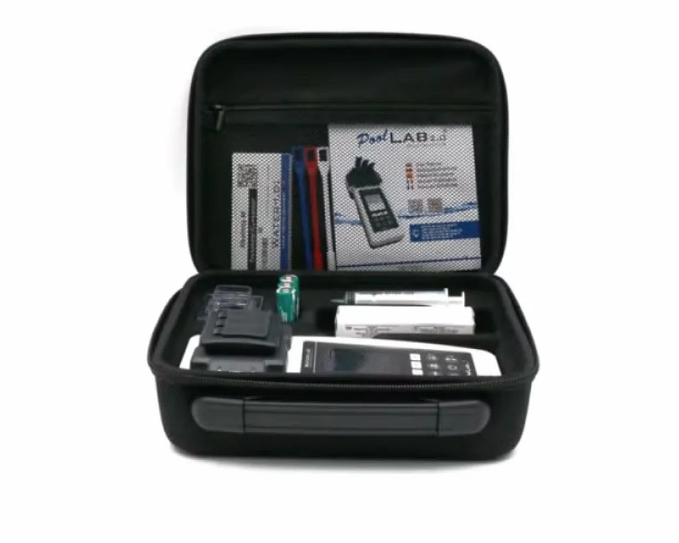 Water-ID Premium walizka do przechowywania dla PoolLab 2.0 Photometer - Wytrzymała walizka transportowa z wyściełaną wnęką - Optymalna ochrona dla urządzenia do analizy wody