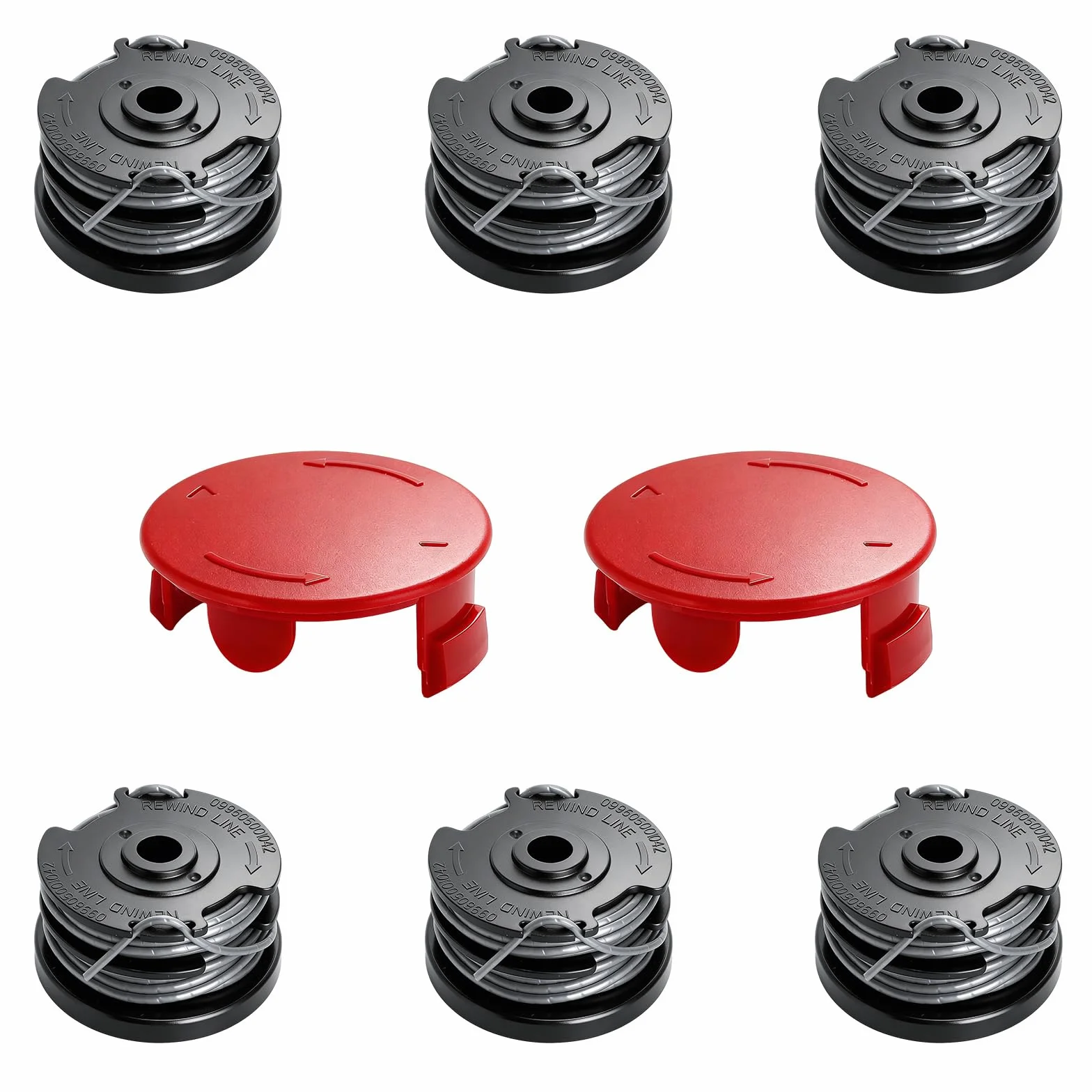 Szpula żyłki do Bosch F016800351, 6 szpulek, Ø 1,6 mm, żyłka nylonowa 6 m