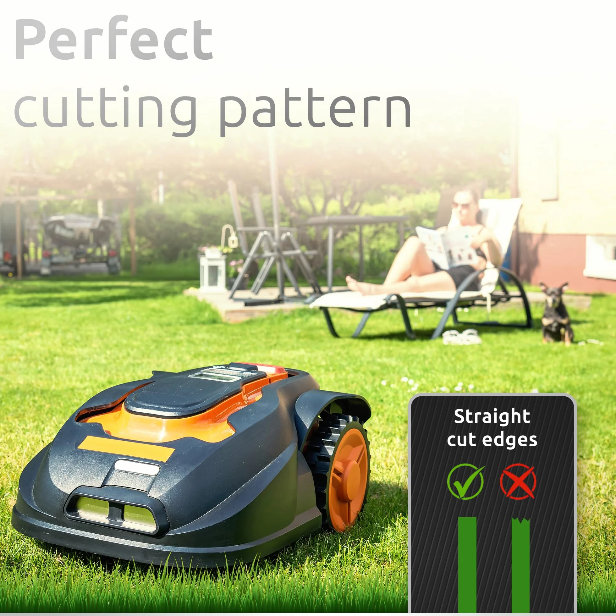 ECENCE Nóż wymienny do robotów koszących 30 sztuk kompatybilny z Husqvarna Gardena McCulloch