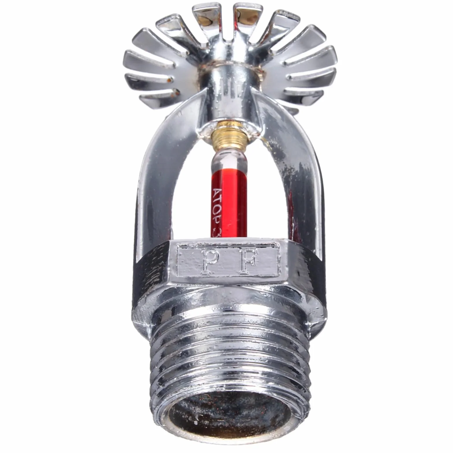 2 szt. Głowica zraszacza pożarowego - 1/5.1 cm NPT, 68.3 °C (68°C) wisiorek, miedź chrom, szybka reakcja K80 do fabryki, centrum handlowego, magazynu