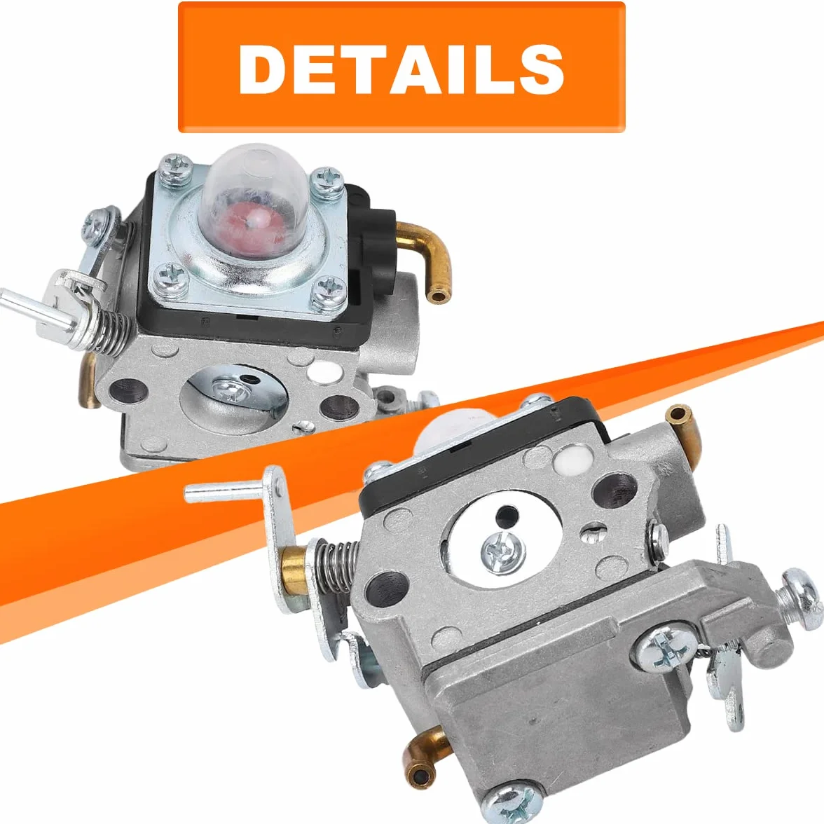 ZAMDOE Gaźnik do Husqvarna 122HD45 122HD60 522HD60S 522HDR60S nożyce do żywopłotu do Jonsered HT2223T HT2218# 523012401 596658301 z filtrem powietrza wąż paliwa tyltyltyl