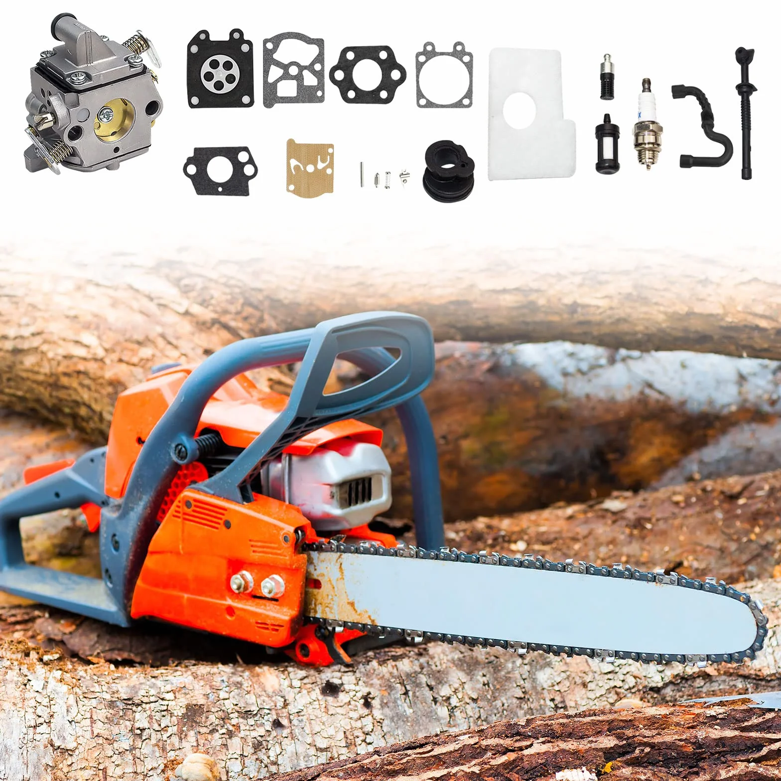 MS170 MS180 C1Q-S57A zestaw gaźnika do kosiarek łańcuchowych STIHL 017 018 MS 170 180 180C MS170 MS180 MS170C MS180C kosiarki z zestawem do regulacji filtra powietrza