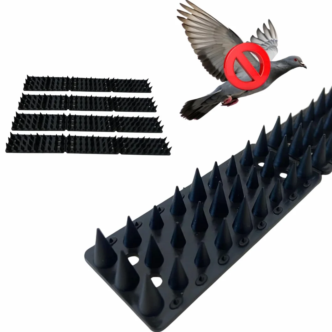 TodayEco – Plastikowy Odstraszacz przeciw gołębiom 1,2 m – 4 elastyczne listwy 30 cm | Kolce na ptaki do balkonów, parapetów i zadaszeń | No Harm – Bezpieczny, Trwały i Elastyczny