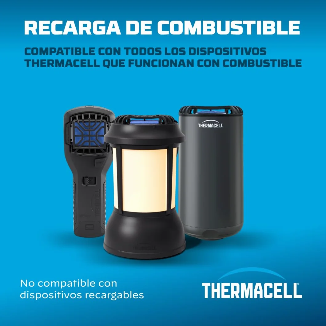 Thermacell Wkład odstraszający komary, kompatybilny ze wszystkimi urządzeniami, czas trwania 12 godzin, 1 wkład + 3 tabletki