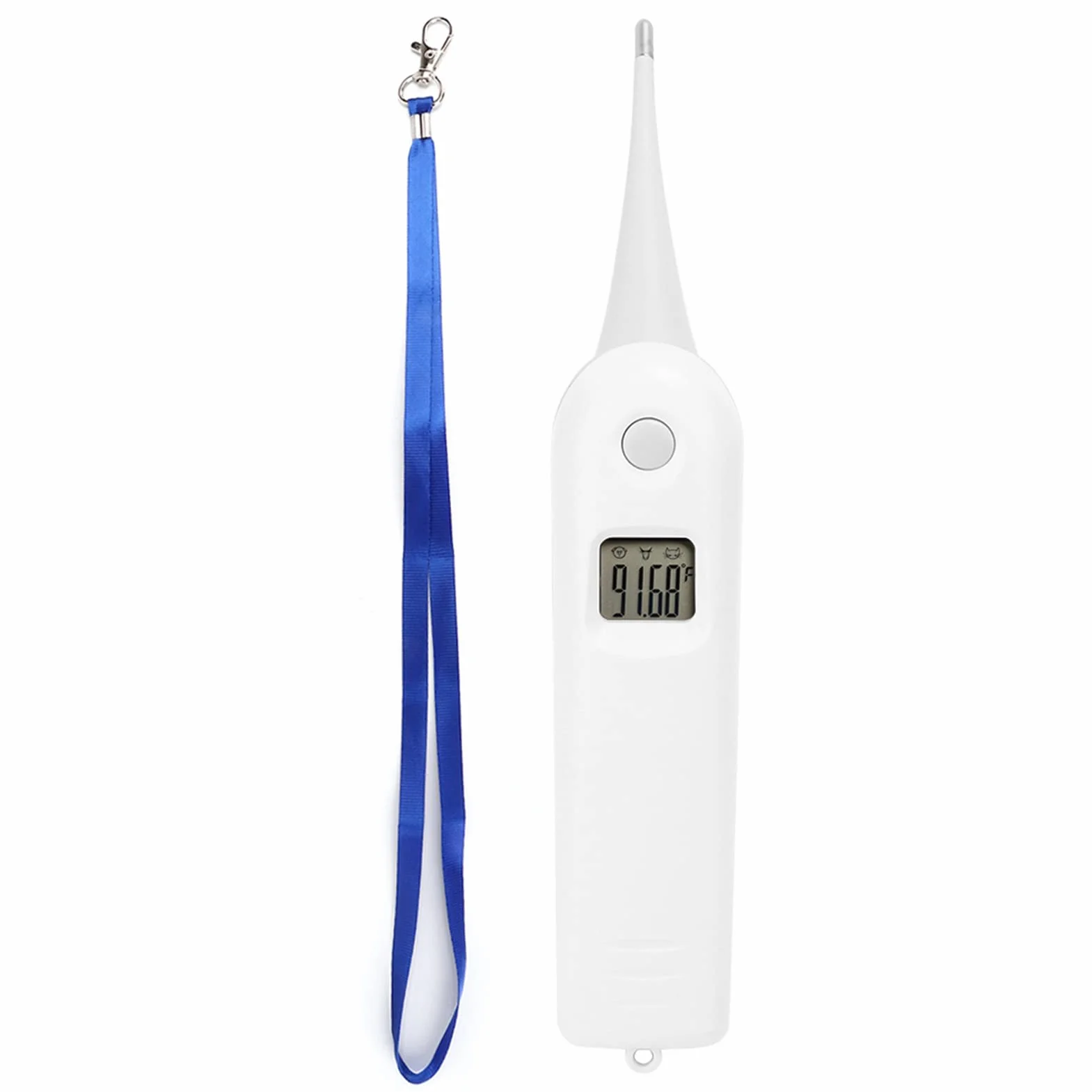 Termometr Elektroniczny Weterynaryjny dla Zwierząt Gospodarskich 7,5 x 3,9 Cala ABS