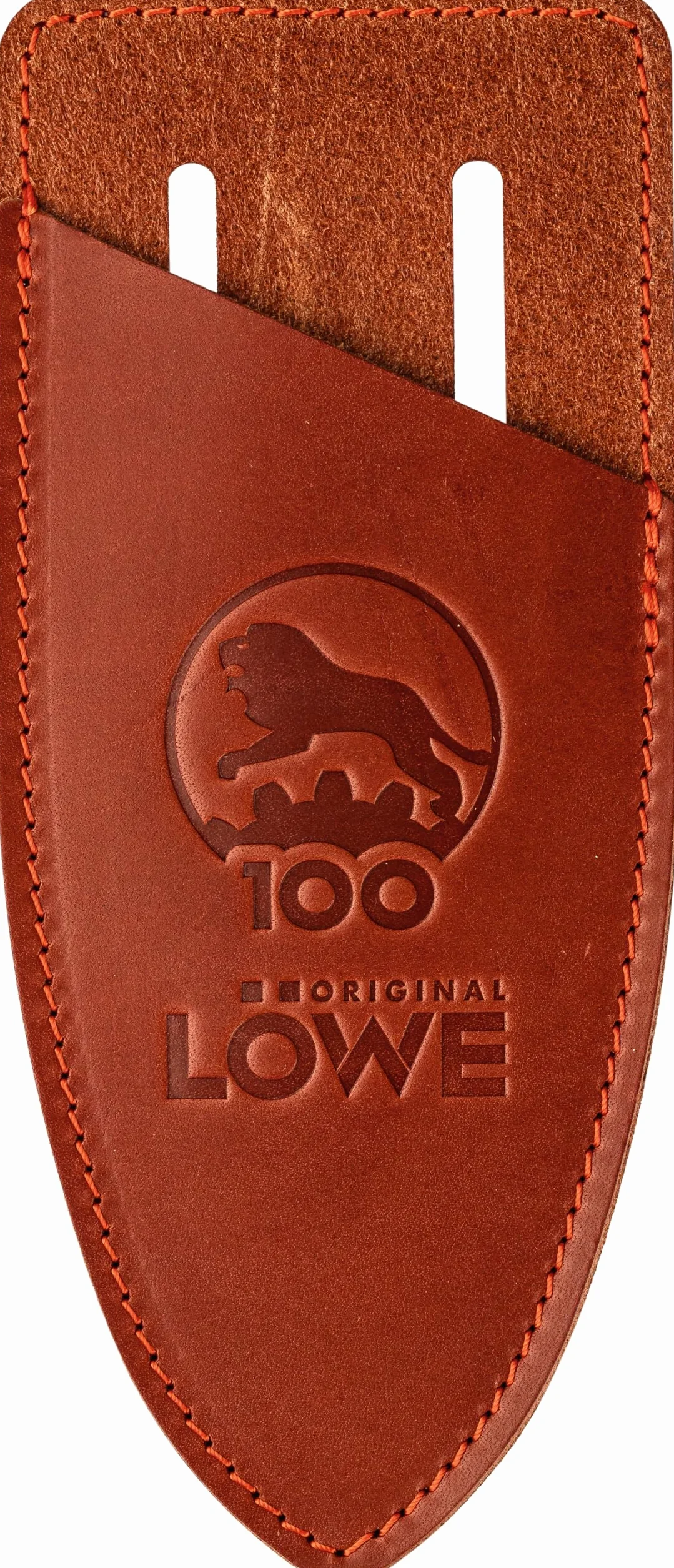 Original LÖWE 5, 100 lat edycji jubileuszowej – profesjonalne nożyce ogrodowe kowadło nożyce 5.100 z metalu z nierdzewnym i nieprzywierającym ostrzem ze stali wraz z ręcznie wykonaną skórzaną kaburą