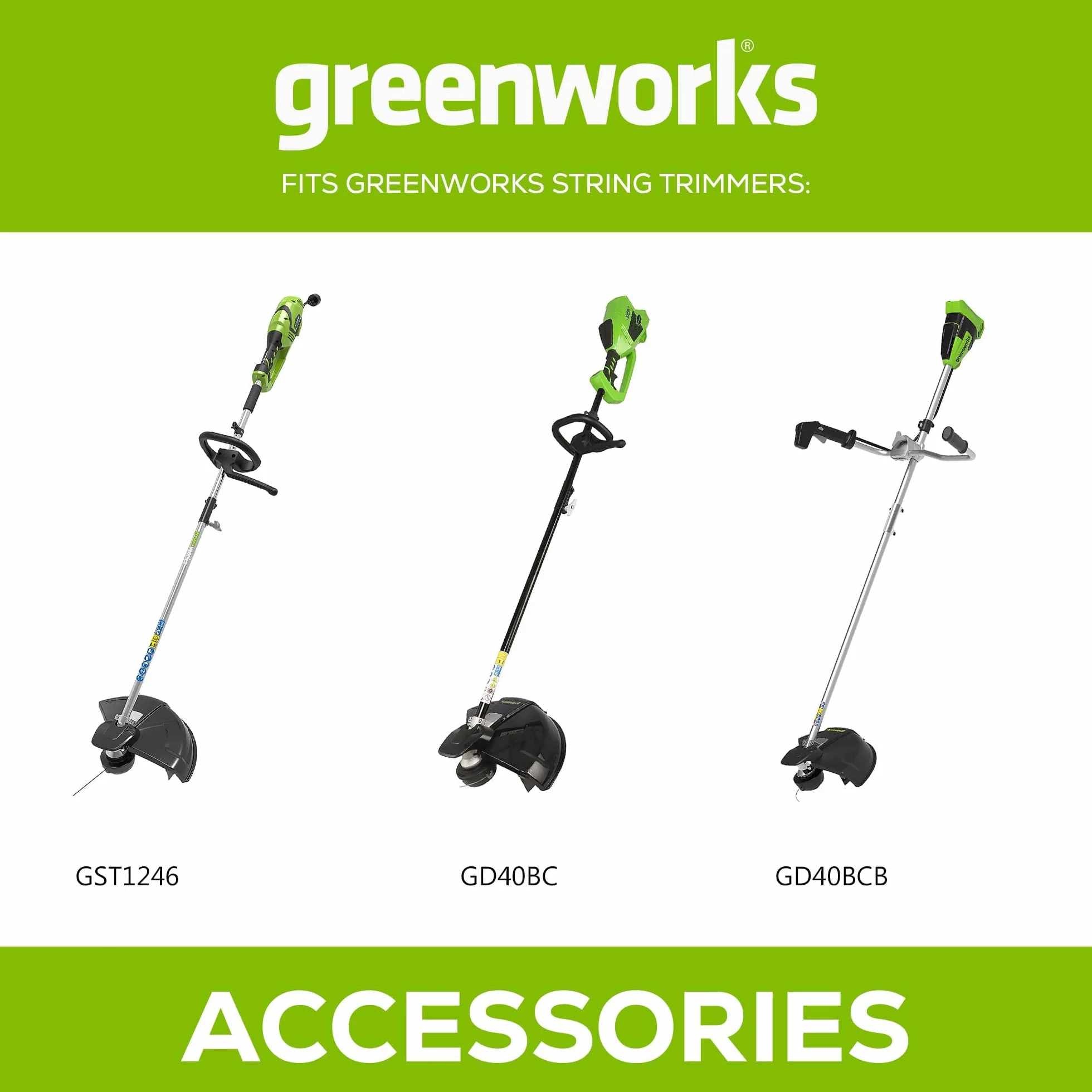 Greenworks Żyłka tnąca do podkaszarki do trawy (średnica żyłki 2,00mm, 20m sznur pasujący do różnych podkaszarek od Greenworks)