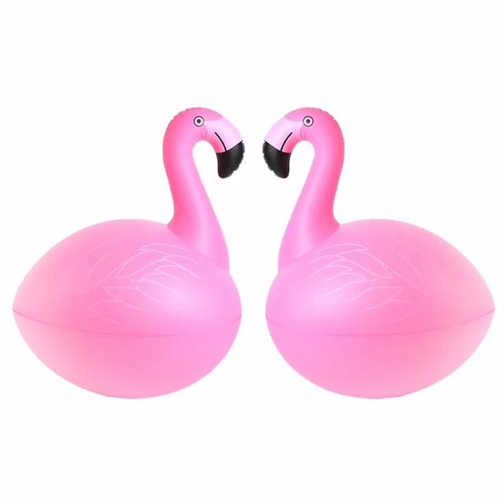 Dmuchana Lampa Solarna Flamingo do Basenu, Oczka Wodnego i Ogrodu, Pływająca Lampa LED IP68, Dekoracyjna Lampa na Słońce z Automatycznym Świeceniem
