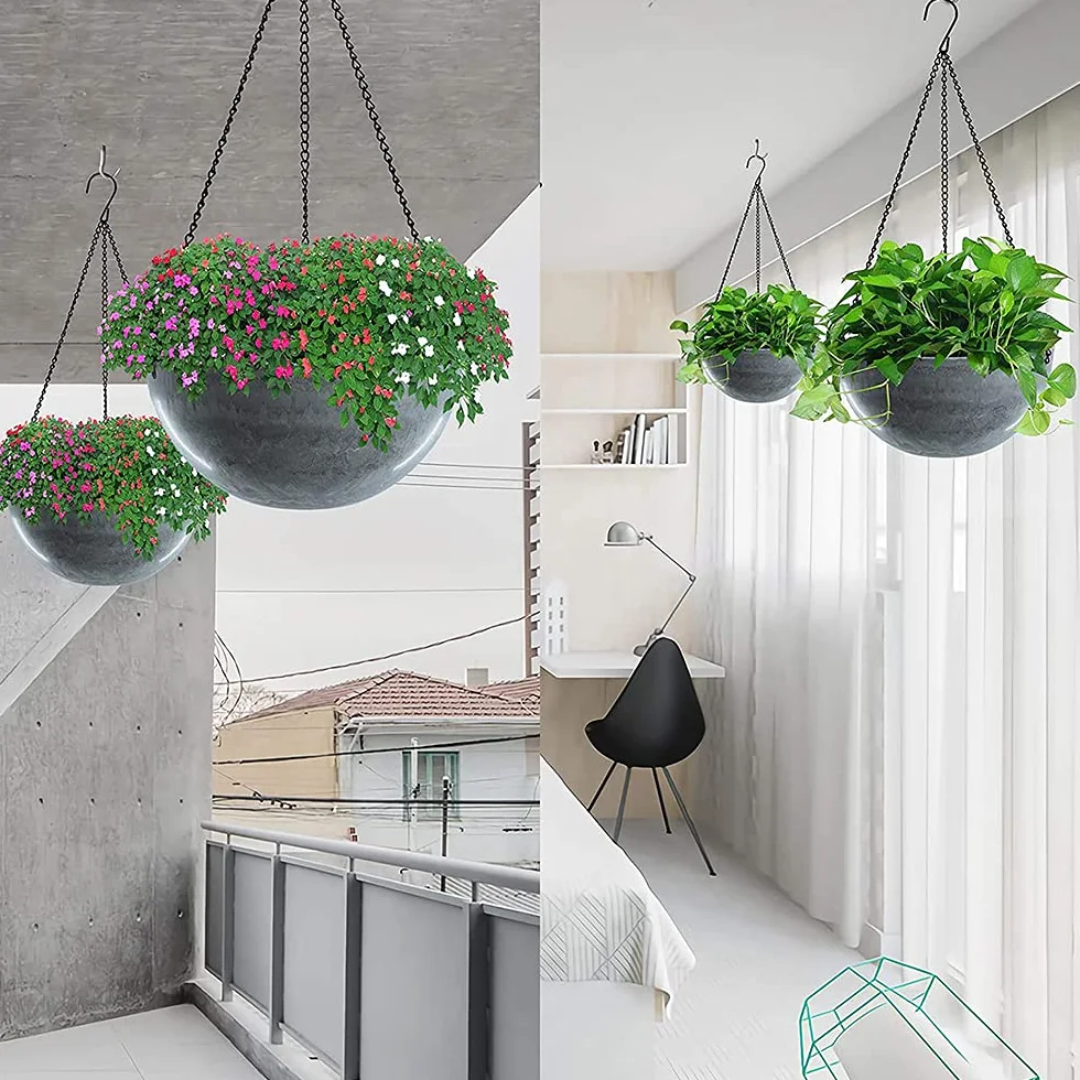 6 sztuk łańcuch do wieszania roślin, 40 cm / 15,7 cala łańcuch do doniczek, zapasowy metalowy łańcuszek, żelazo, trwały z haczykiem S, do zawieszania roślin, karmników dla ptaków, doniczek, klatek dla ptaków i ozdób (czarny)
