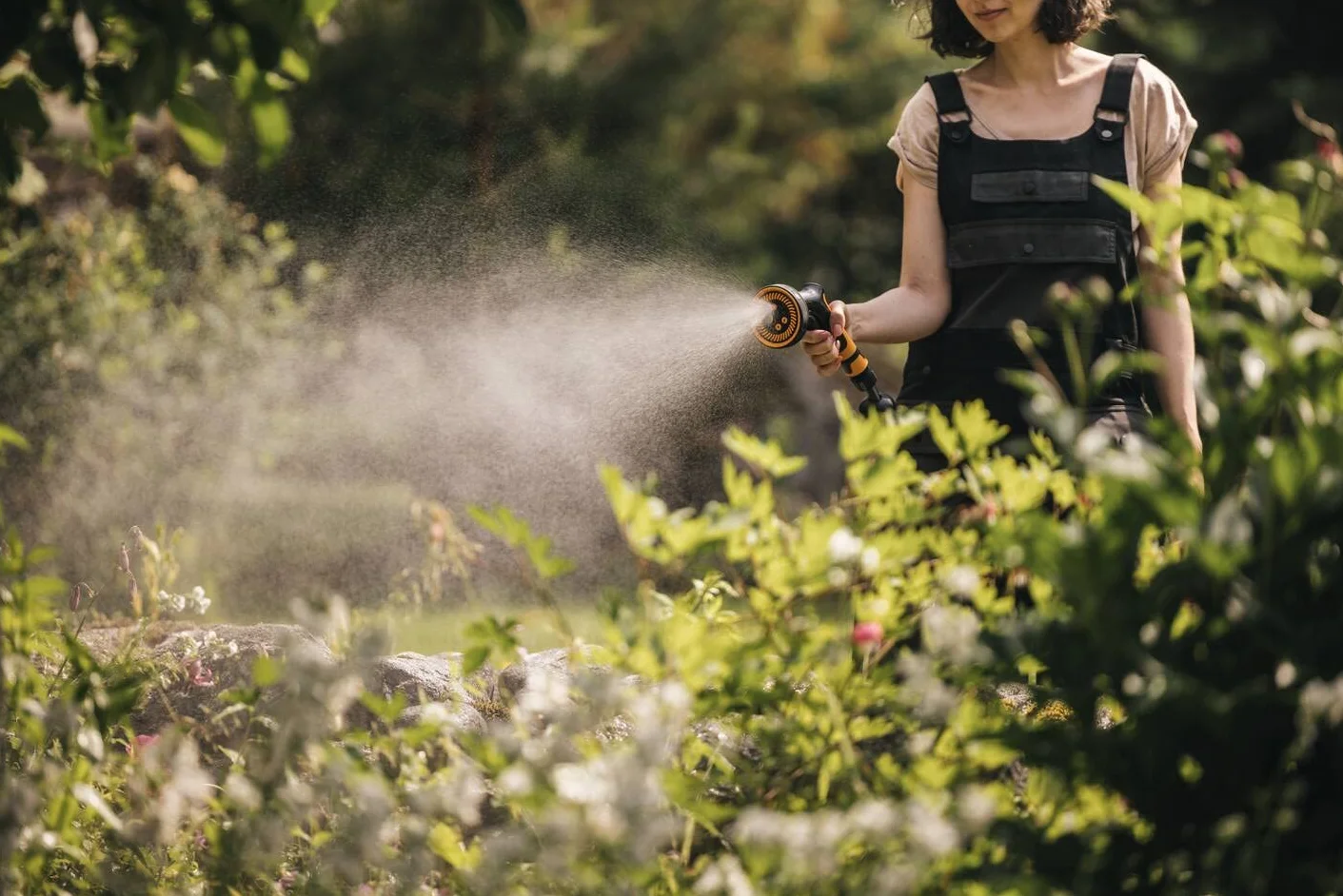 Fiskars Cf Multi Pistolet Natryskowy, Czarny/Pomarańczowy, 5 Funkcji