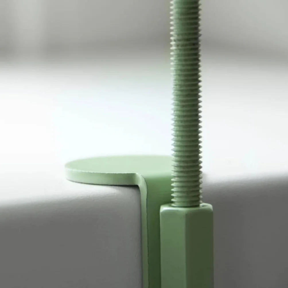 Esschert Design Blumentopfhalter mit Klemme Rund Grün S