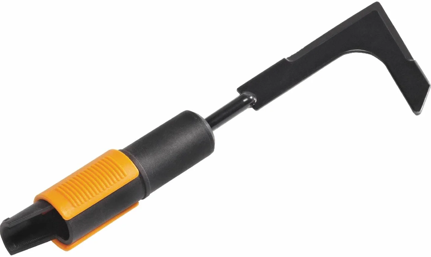Fiskars Quikfit Chwastownik Ręczny, Czarny/Pomarańczowy, 25 cm x 7 cm