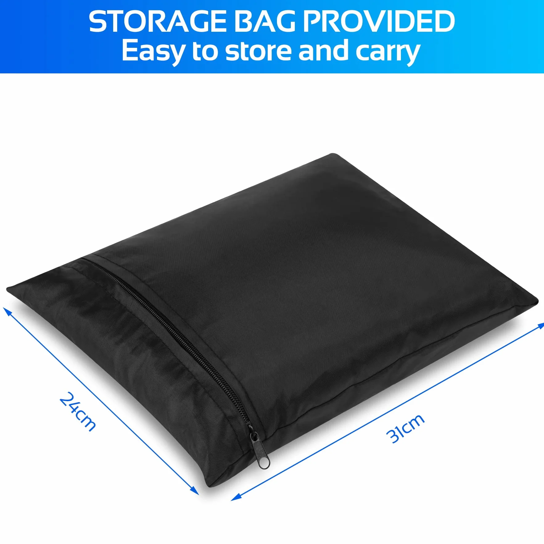 DOBIGER Pokrowiec na Grilla Oxford 210D Nieprzemakalny 147x61x117 cm