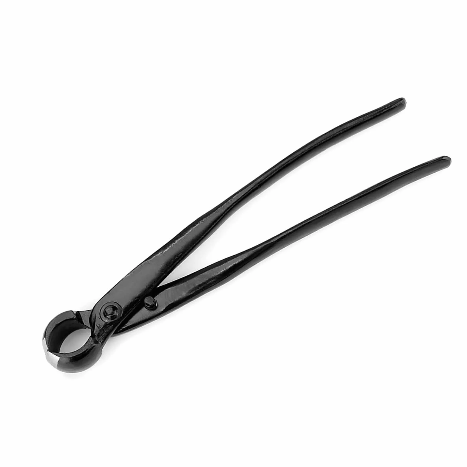 Zerodis Bonsai Bud Tong Bonsai Tool Gardening Cutter Tool For Bonsai Garden Professional Manganese Steel Alloy Professional Round Edge (Black)