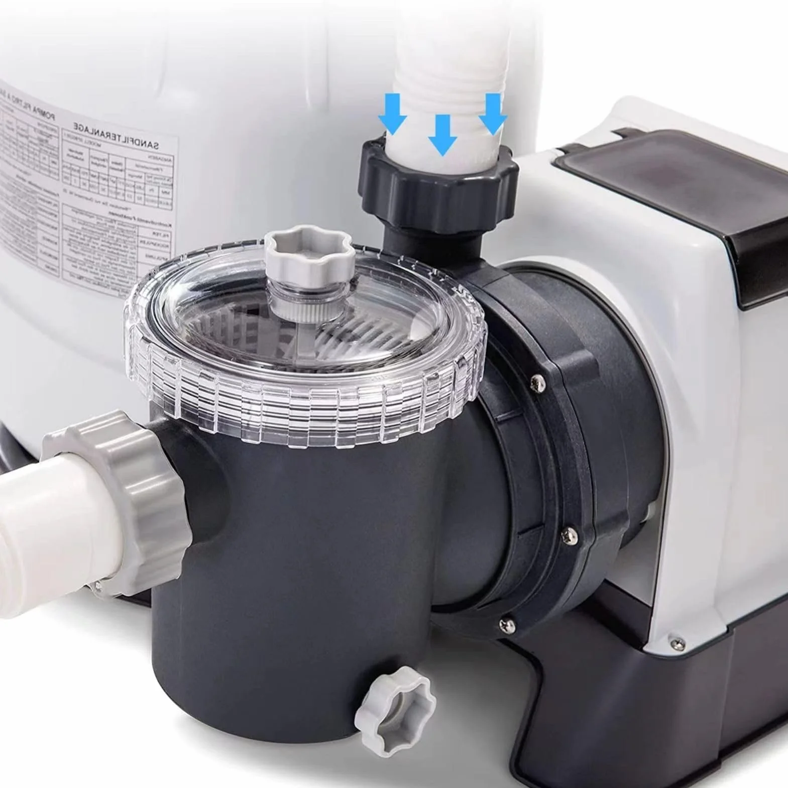 Intex 11535 Wymienny wąż do pompy basenowej, średnica 3,8 cm, 2 szt. (długość 40 cm) - kompatybilny z filtrami piaskowymi i systemami słonowodnymi, pasuje do modeli 26371CA/SF70110-2 - zawiera
