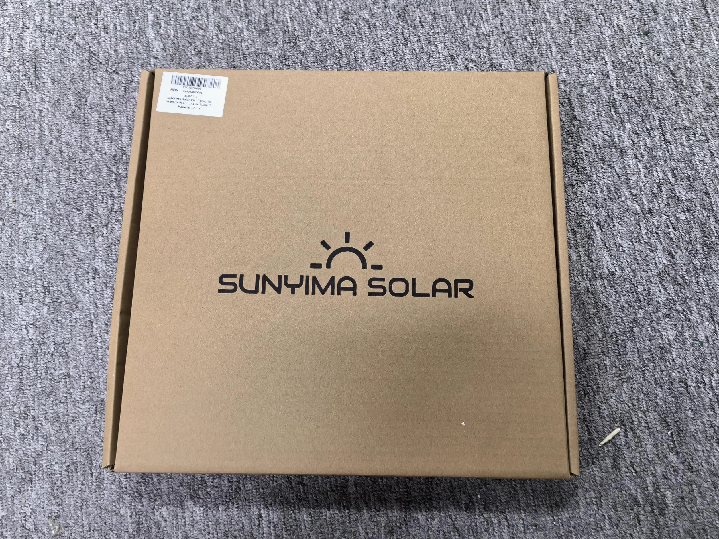 Wentylator solarny, 20 W, odporny na warunki atmosferyczne, zasilany energią słoneczną z wentylatorem DC, do małych kurników, szklarni, szop, domów dla zwierząt domowych, okien