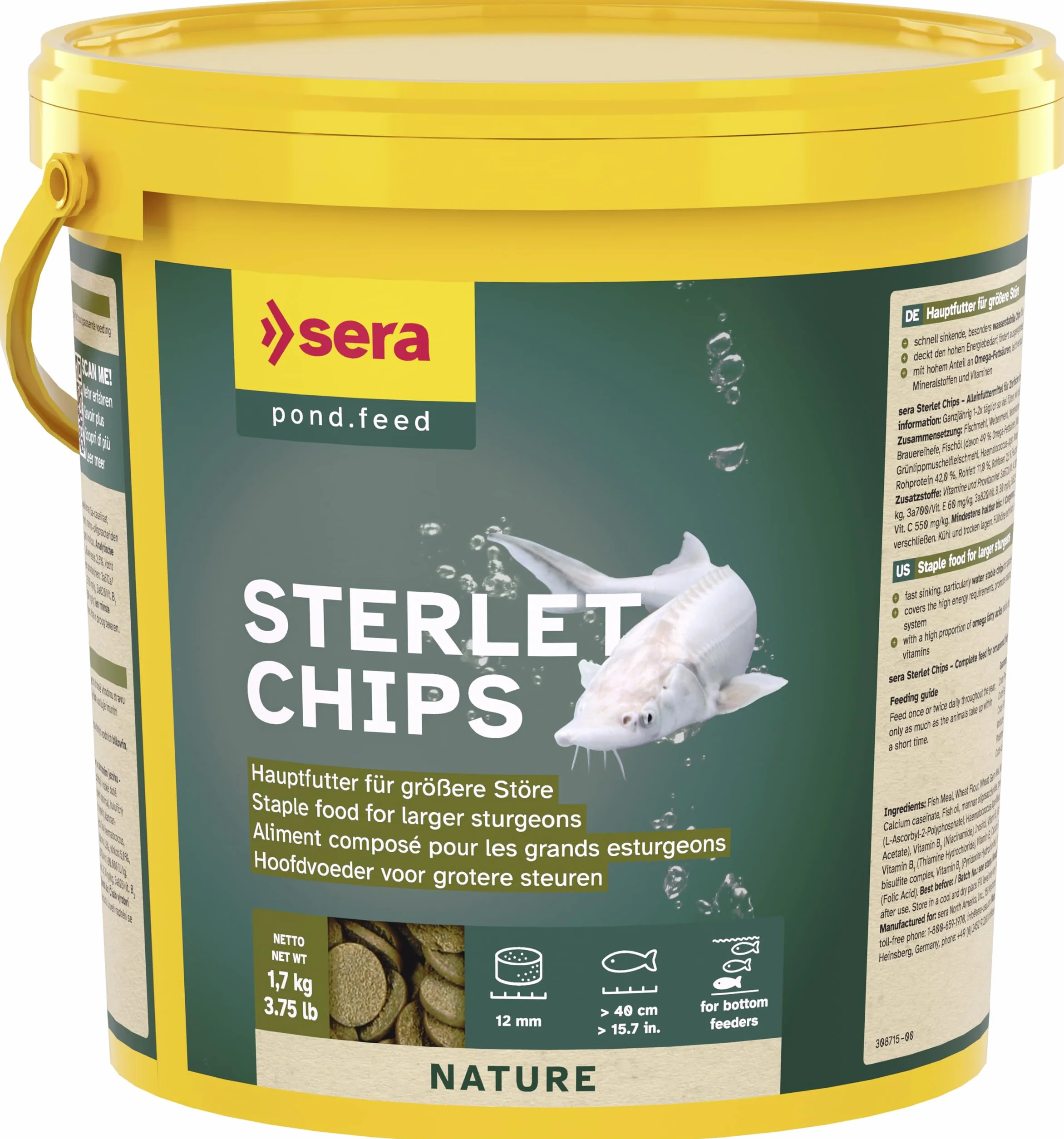 sera Stör Chipsy XXL 3800 ml