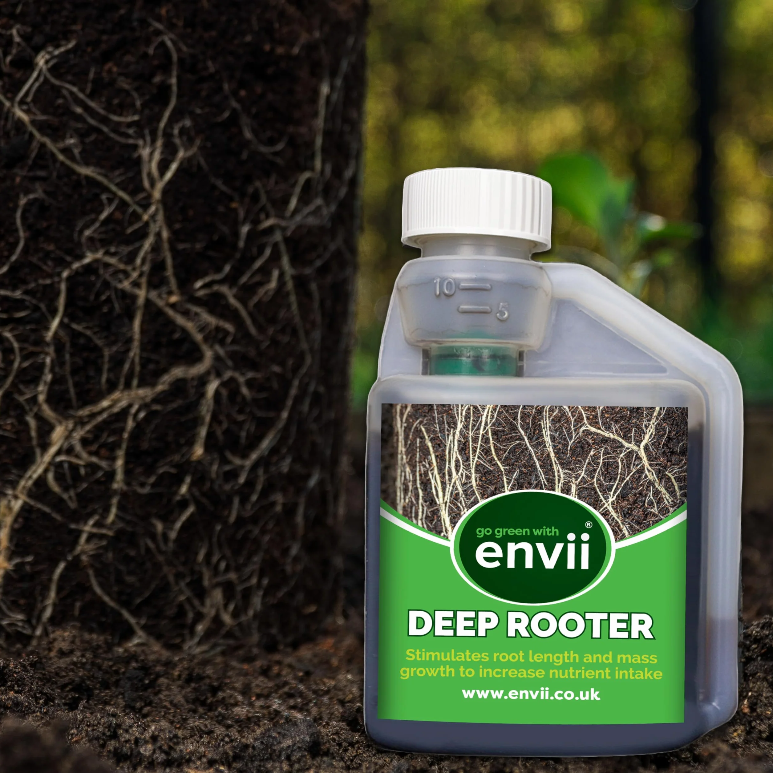 envii Deep Rooter - Stymulator i Booster wzrostu korzeni roślin poprawia długość i masę korzeni roślin (koncentrat 250ml)
