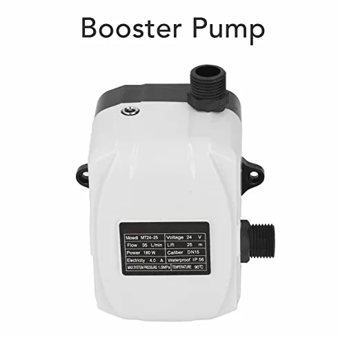 Pompa Wspomagająca Ciśnienie Wody do Domu, Pompa Ciśnieniowa DC 24 V 180 W, Automatyczny System Podnoszenia Ciśnienia Wody, Wysokie Ciśnienie Wody do Zraszaczy Prysznic Kuchnia