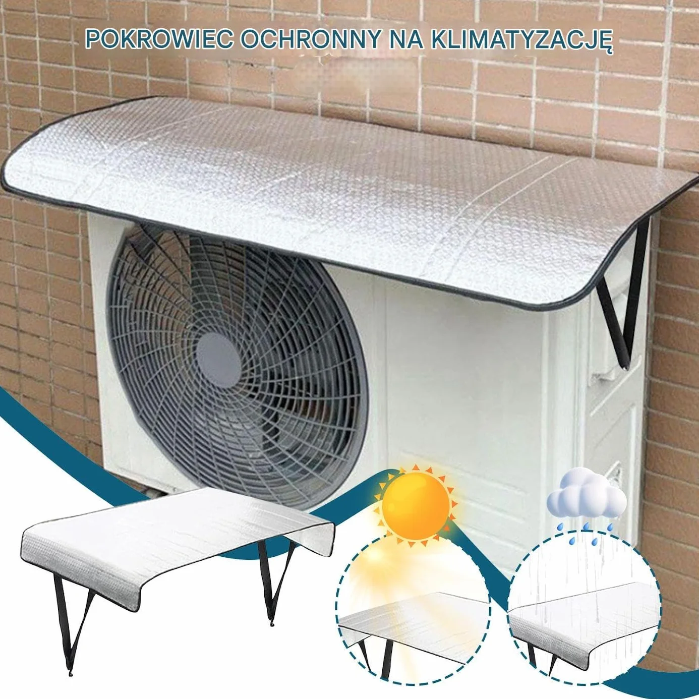 Pokrowce Zewnętrzne Jednostki Klimatyzacji, Ochronne Przeciwpyłowe Ochrona Przed Ciepłem