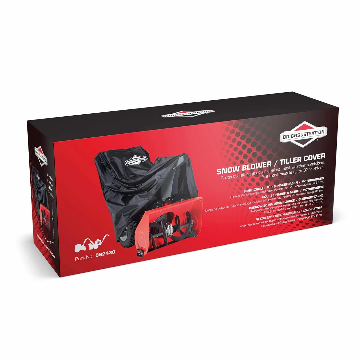 Briggs & Stratton 992430 Osłona odśnieżarki/Rumpel