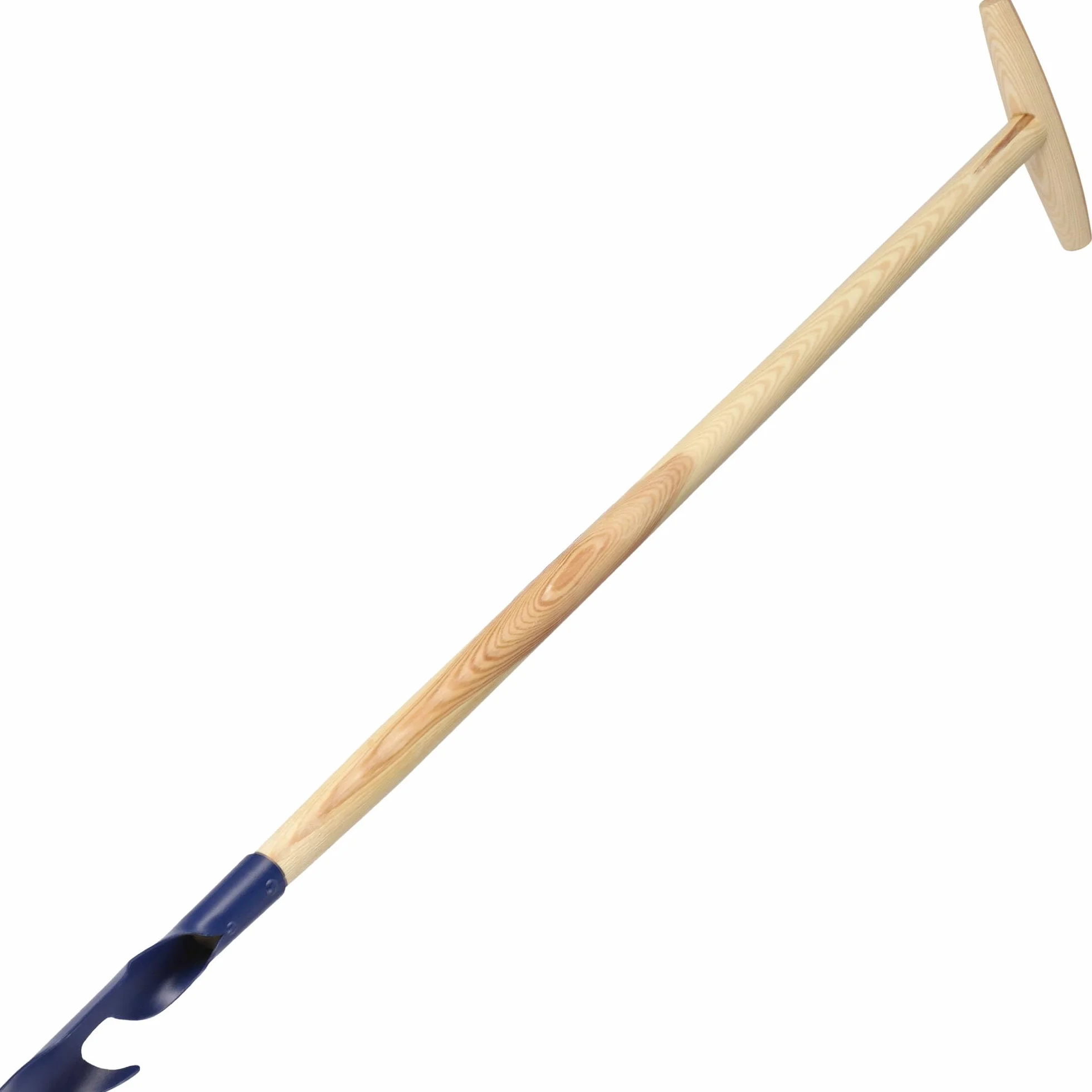 KADAX Metalowy wyrywacz do chwastów z głowicą spiralną, ręczny, 116 cm, niebieski