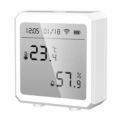 Czujnik temperatury i wilgotności WiFi ekran LCD aplikacja Tuya Smart Life