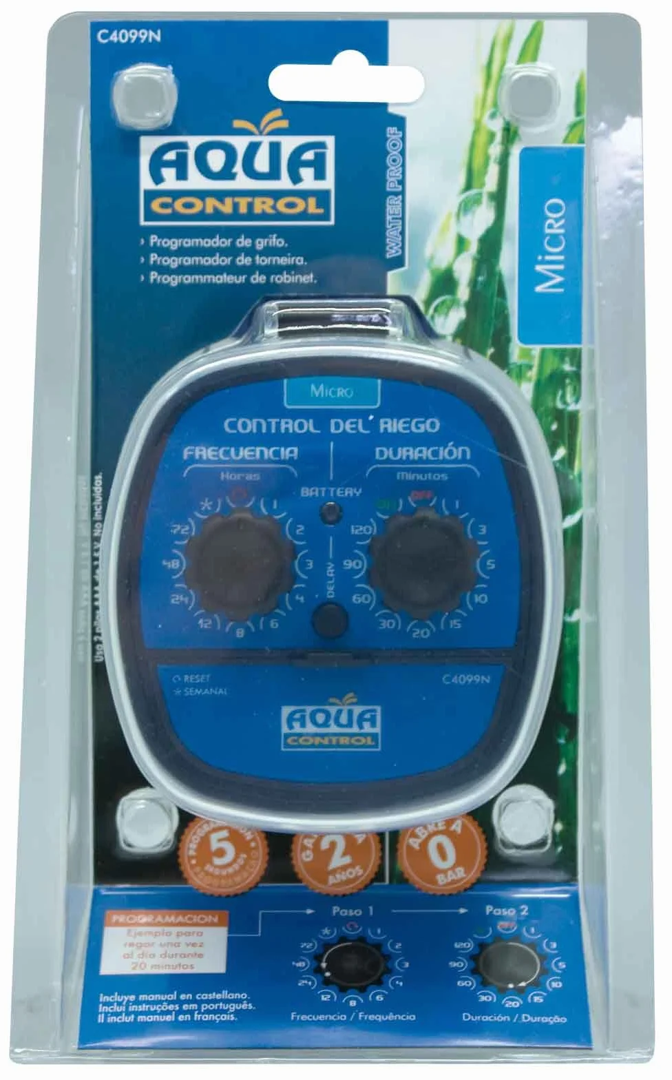 Aqua Control C4099N Programmatore niebieski