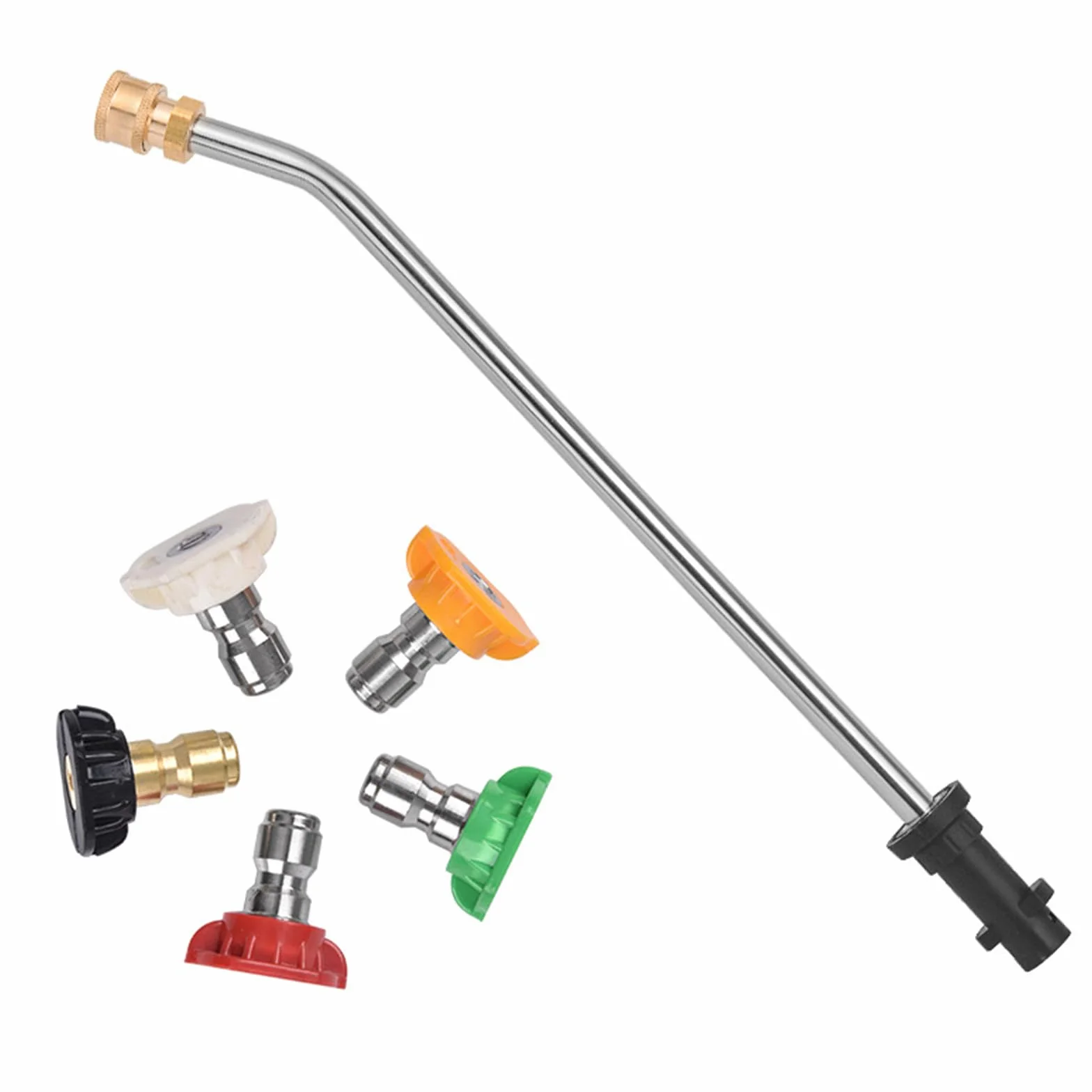 Przedłużka lancy do Karcher K2-K7 30 cm 5 dysz natryskowych zakrzywione pręty 30°