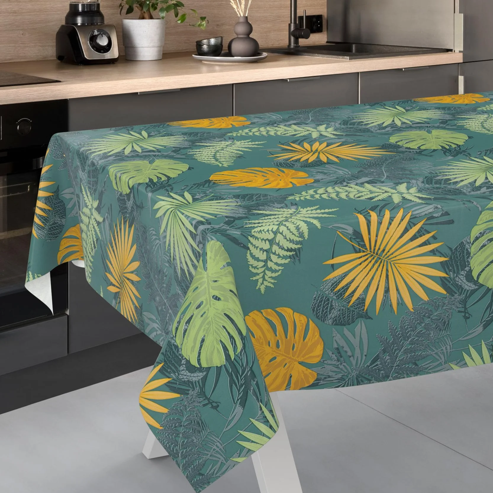 ANRO Obrus ceratowy zmywalny 240 x 140 cm motyw dżungli