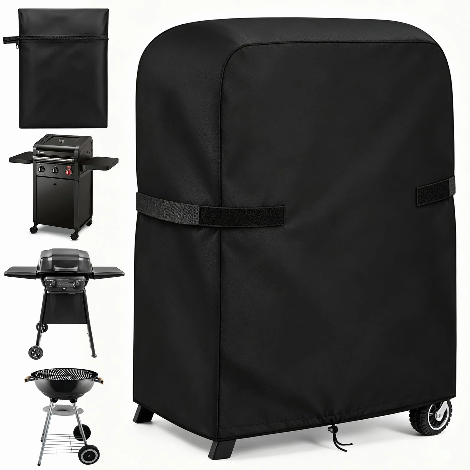 Mineup Pokrowiec na grilla 82x66x110 cm Oxford 420D odporny na warunki atmosferyczne