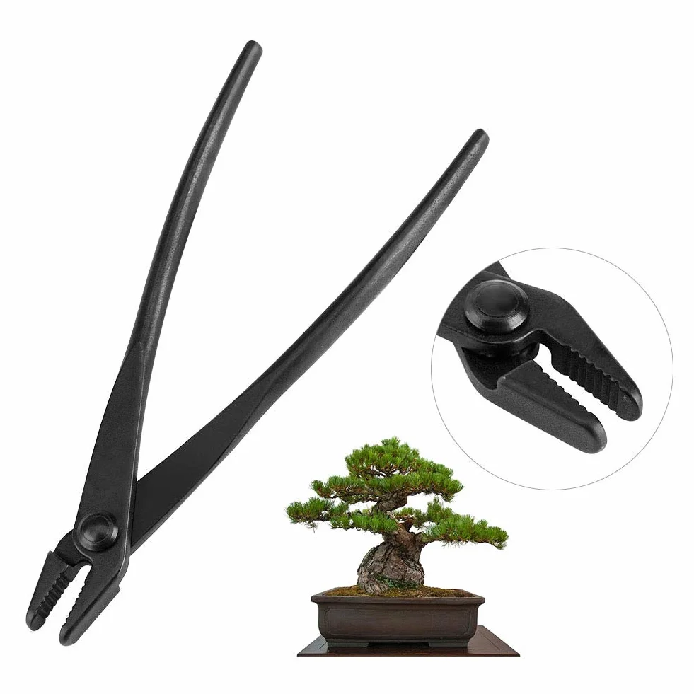 Szczypce Bonsai, 200 Mm Stal Manganowa Szczypce Do Drutu Szkoleniowego Bonsai Drut I Szczypce Jin Szczypce Szkoleniowe Jz Ergonomicznym Uchwytem Narzędzie Ogrodnicze, Czarne