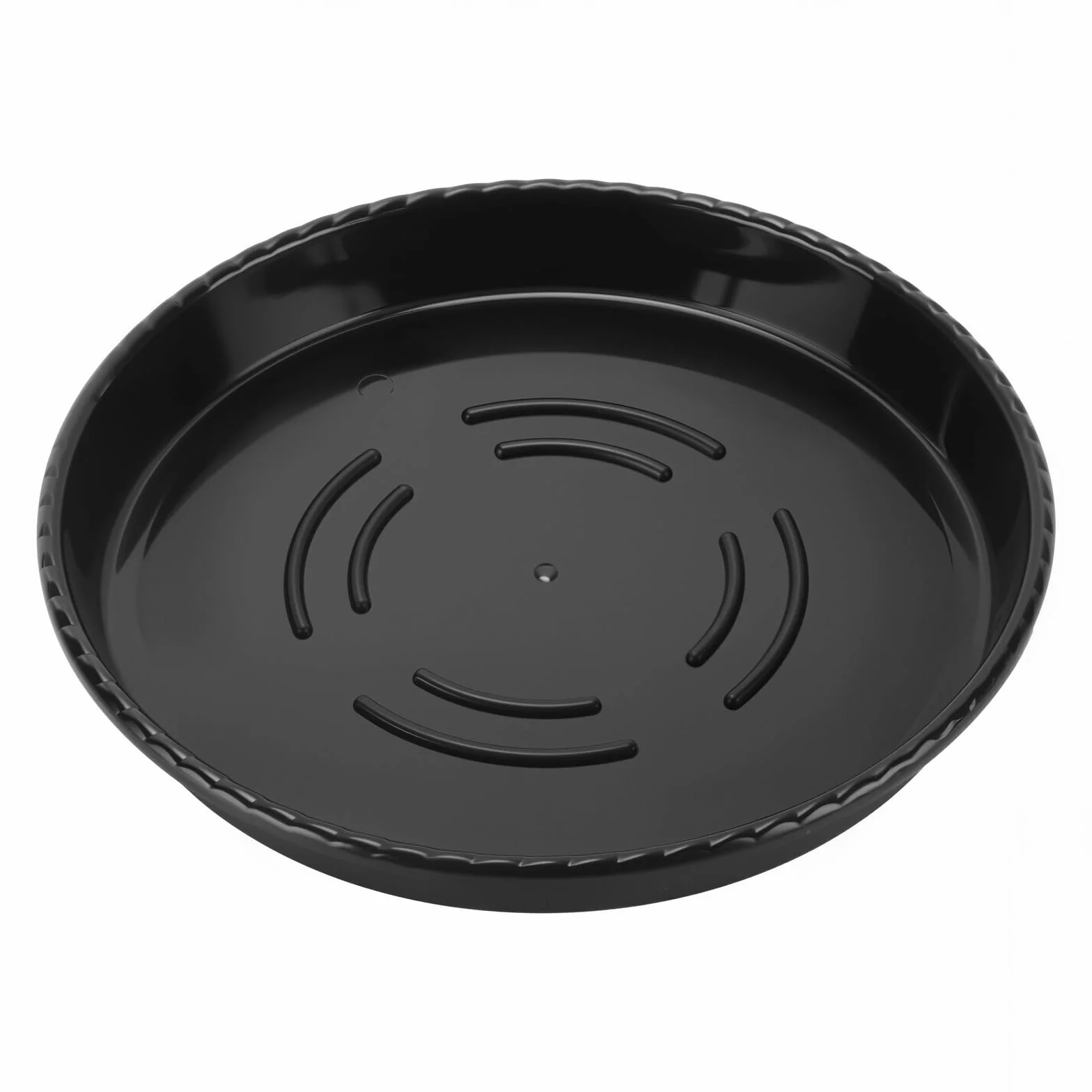 15 sztuk czarnych podk?adek pod ro?liny z tworzywa sztucznego 25 cm, okr?g?a tacka ociekowa, podstawki ogrodowe do doniczek wewn?trznych i zewn?trznych