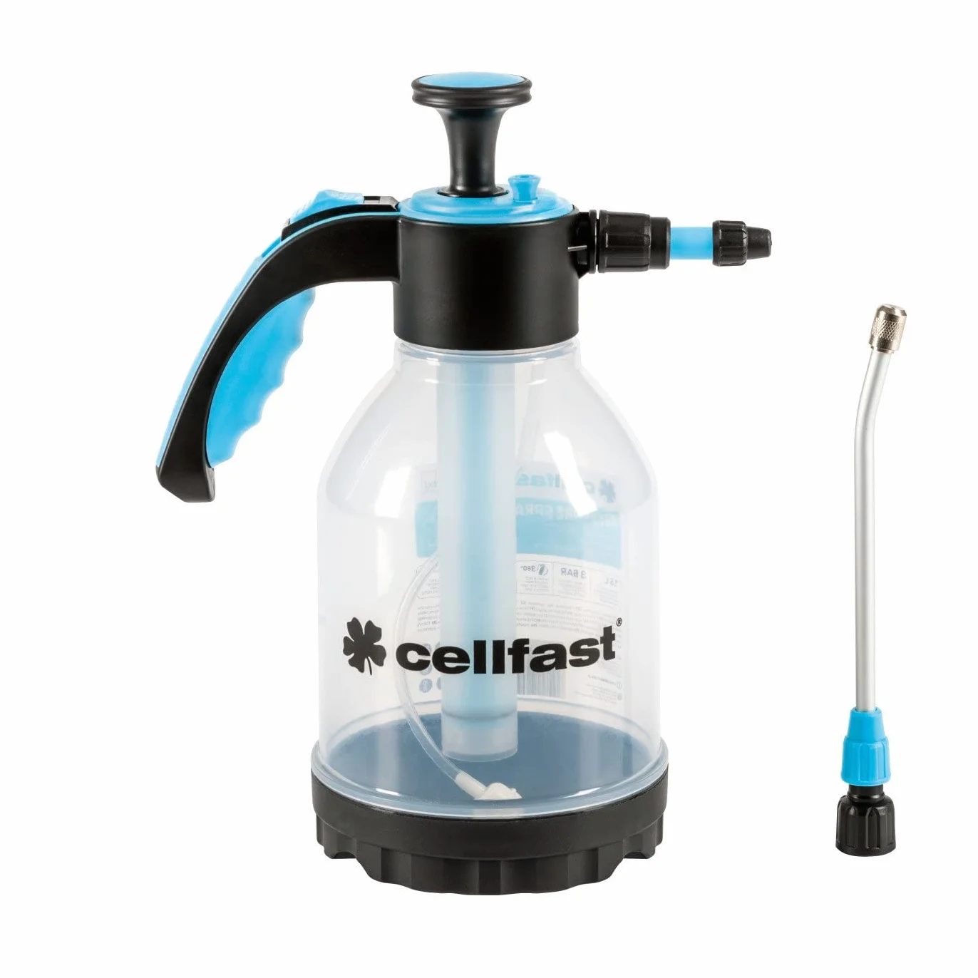 Cellfast Opryskiwacz ciśnieniowy 1,5 l Aluminiowa lanca Regulowana dysza