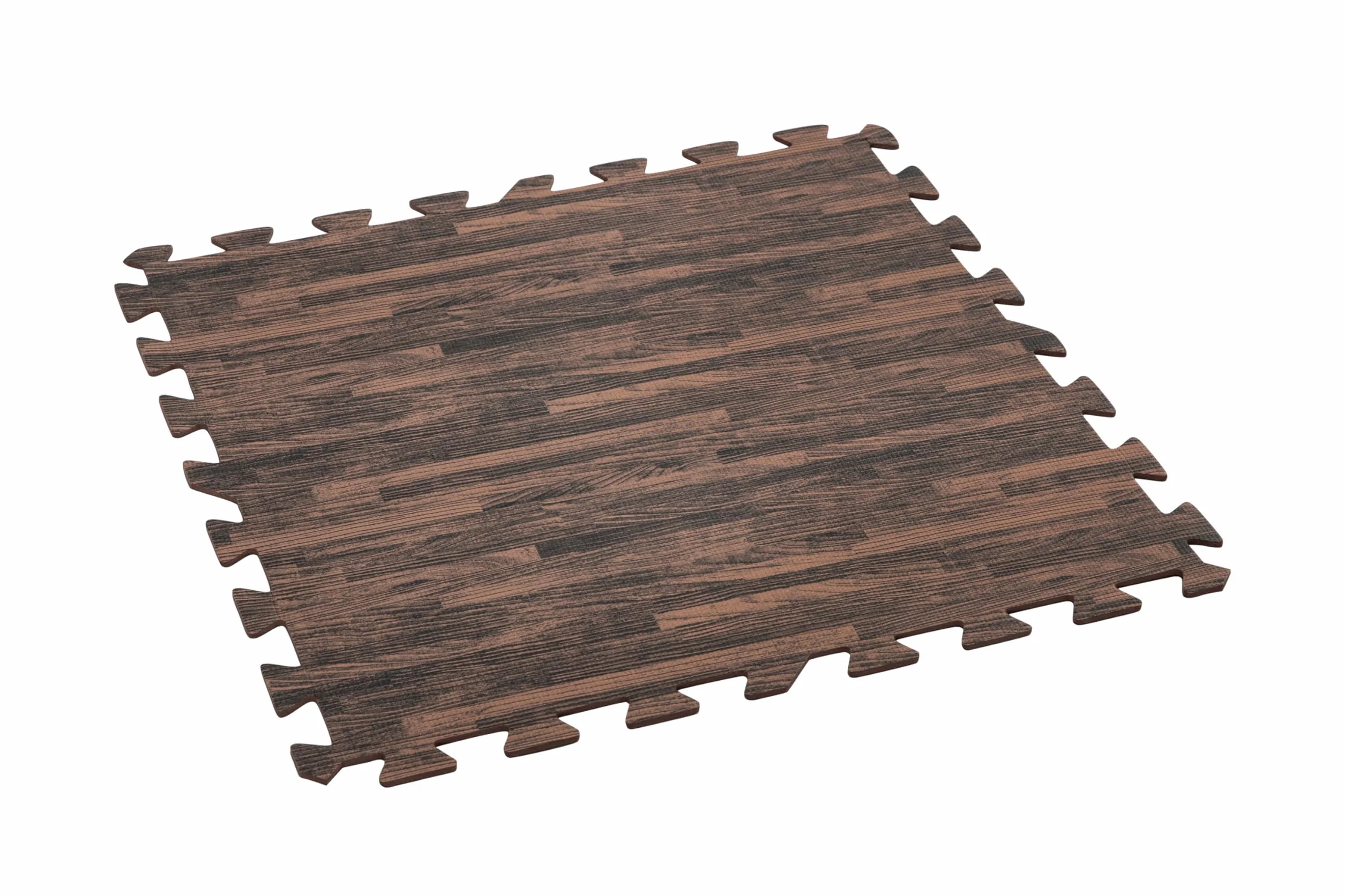 Bestway Płytki ochronne basenowe zestaw 12 sztuk 50 x 50 cm wygląd drewna palisandr