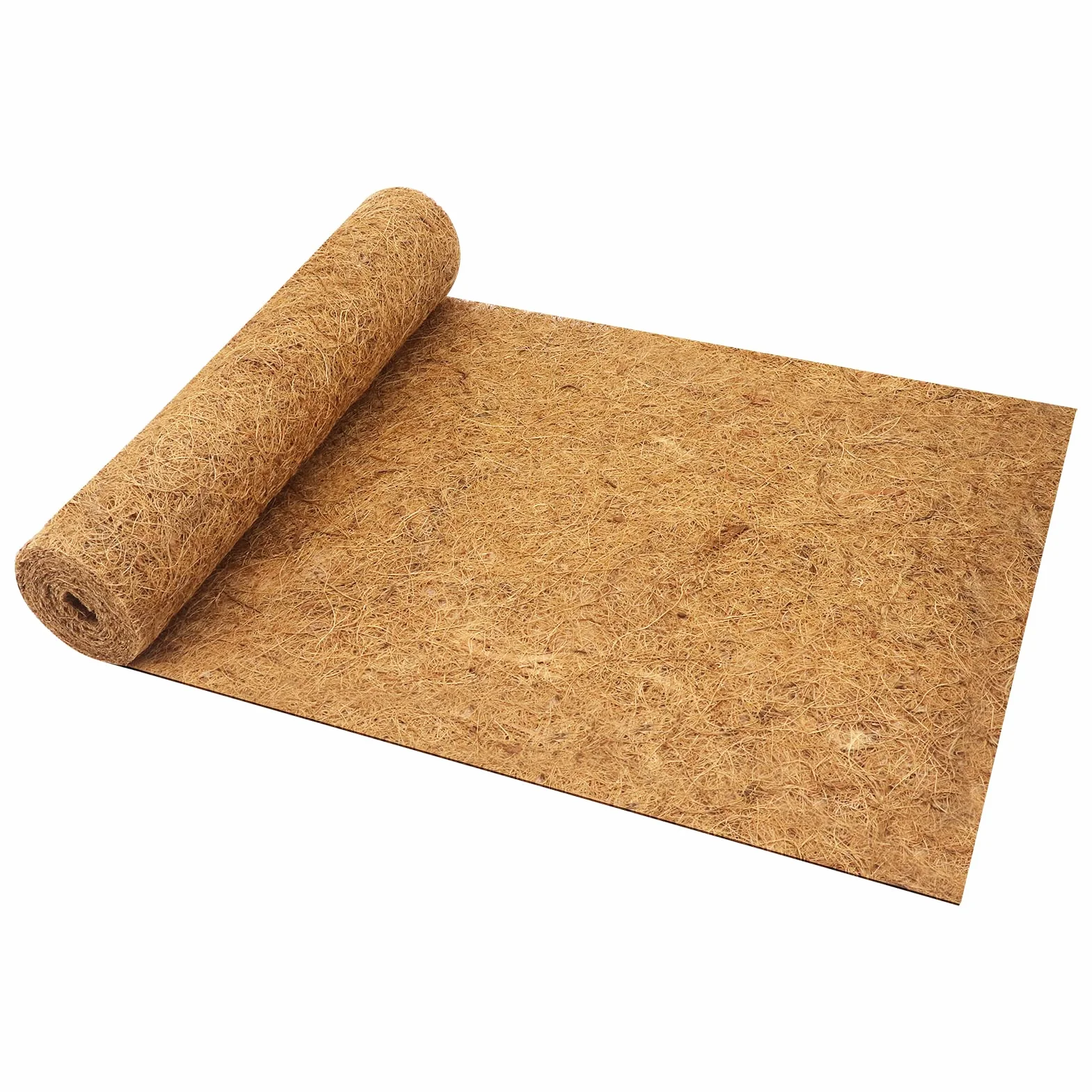 Coco Liner Roll, wisząca wkładka do kosza Coco, wypełniacz doniczek ogrodowych, mata do uprawy kokosa, gruba mata z włókna kokosowego, do sadzarek na patio, pojemników, koryt ściennych, dywan