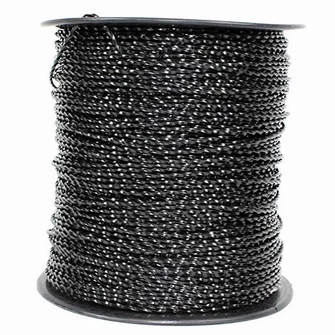 80 m / 4-kątna / 2,7 mm Twist uniwersalna, wytrzymała żyłka zapasowa do podkaszarki spalinowej