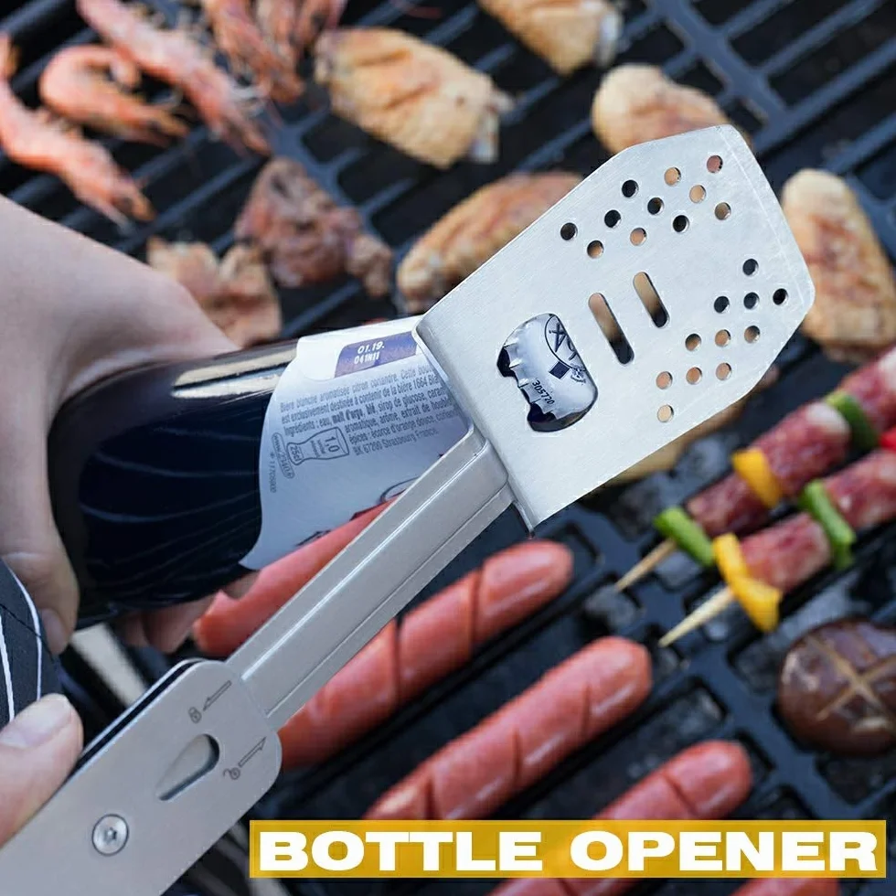 Roxon Mini grill 4 w 1 zestaw narzędzi kombi szary