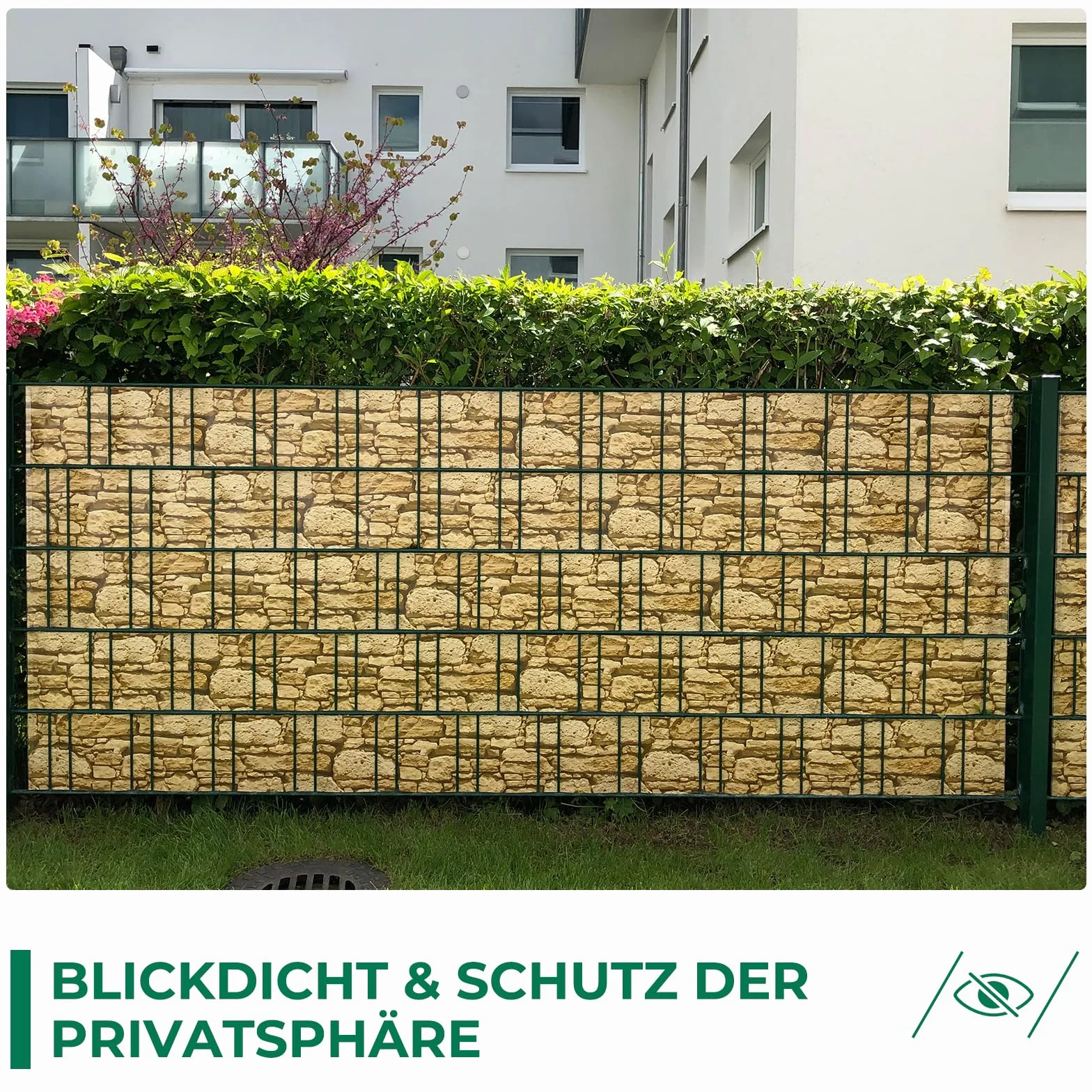 Pasy maskujące do ogrodzenia o wymiarach 35 m x 19 cm, w zestawie z 20 klipsami, ochrona przed wzrokiem, folia ogrodzeniowa z PCW, paski maskujące, maty z podwójnym prętem, do ogrodzenia ogrodowego, balkonu/różnych kolorów
