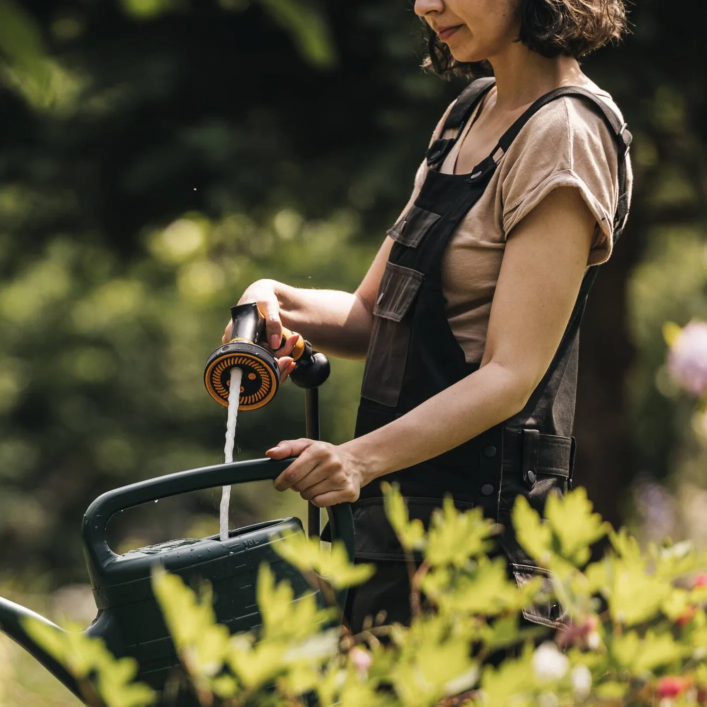Fiskars Cf Multi Pistolet Natryskowy, Czarny/Pomarańczowy, 5 Funkcji