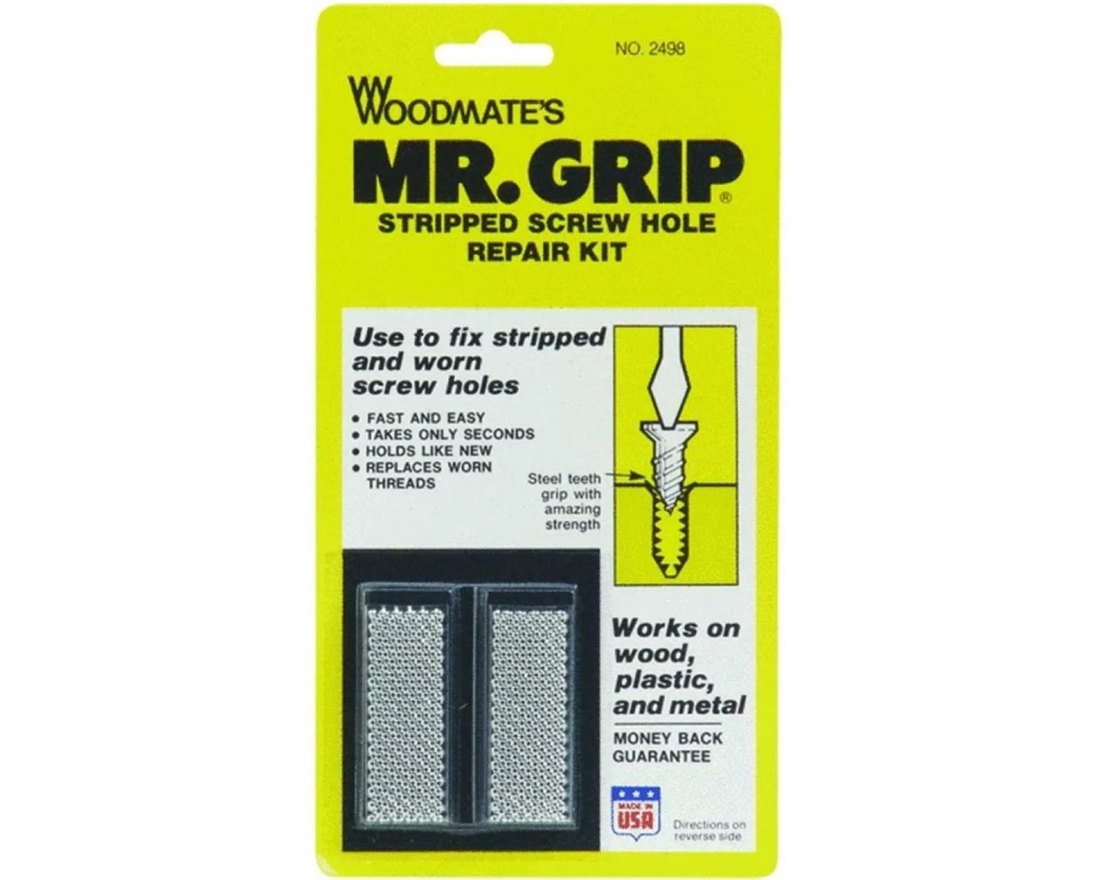 2498 Mr. Grip zestaw naprawczy otworów, stal, 1 sztuka