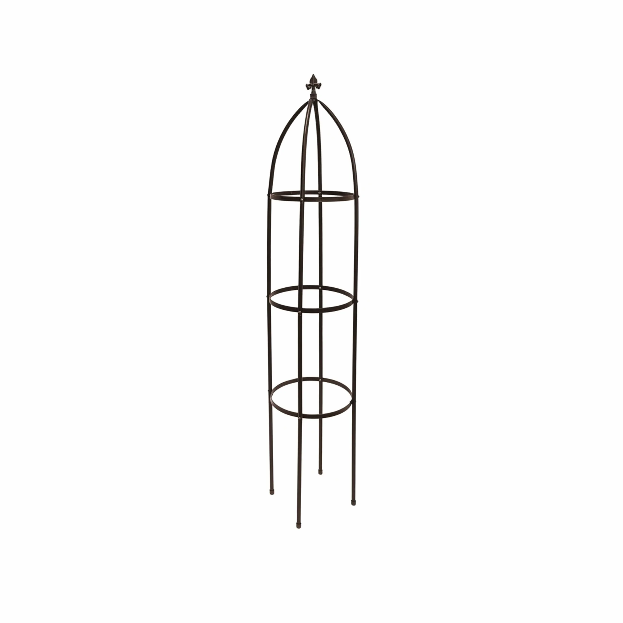 Relaxdays Podpora dla Roślin Pnących Metalowa Brązowa 190 cm
