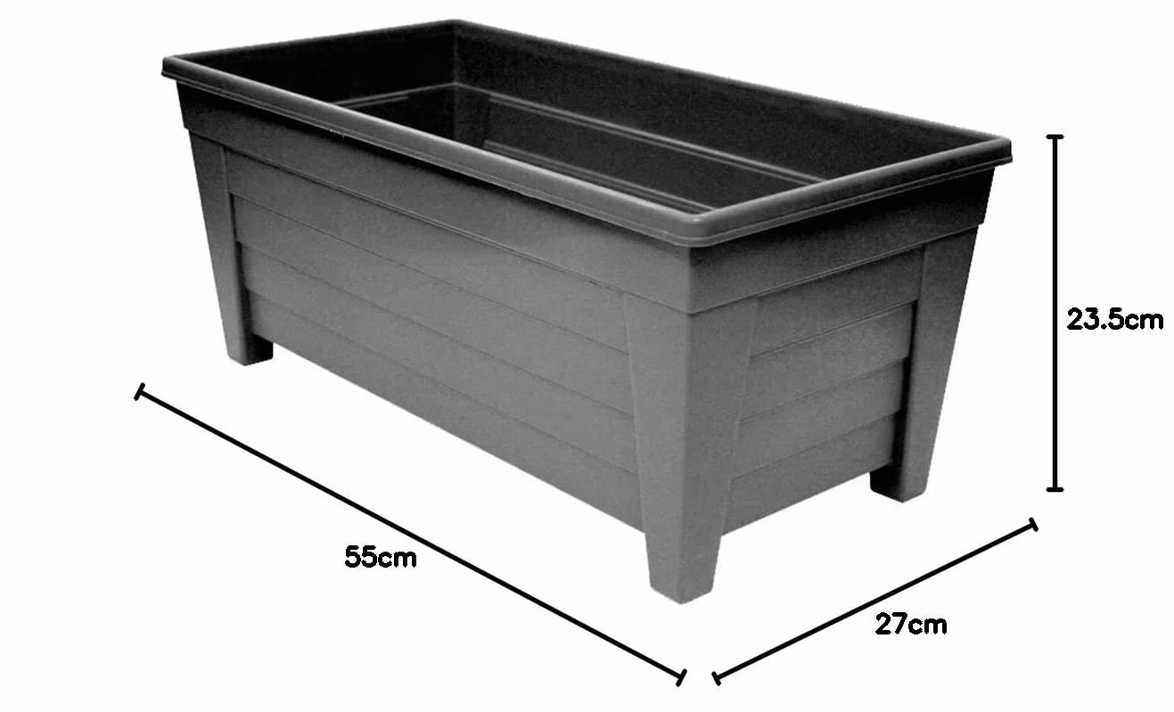 Donica ogrodowa 55 cm z tworzywa sztucznego