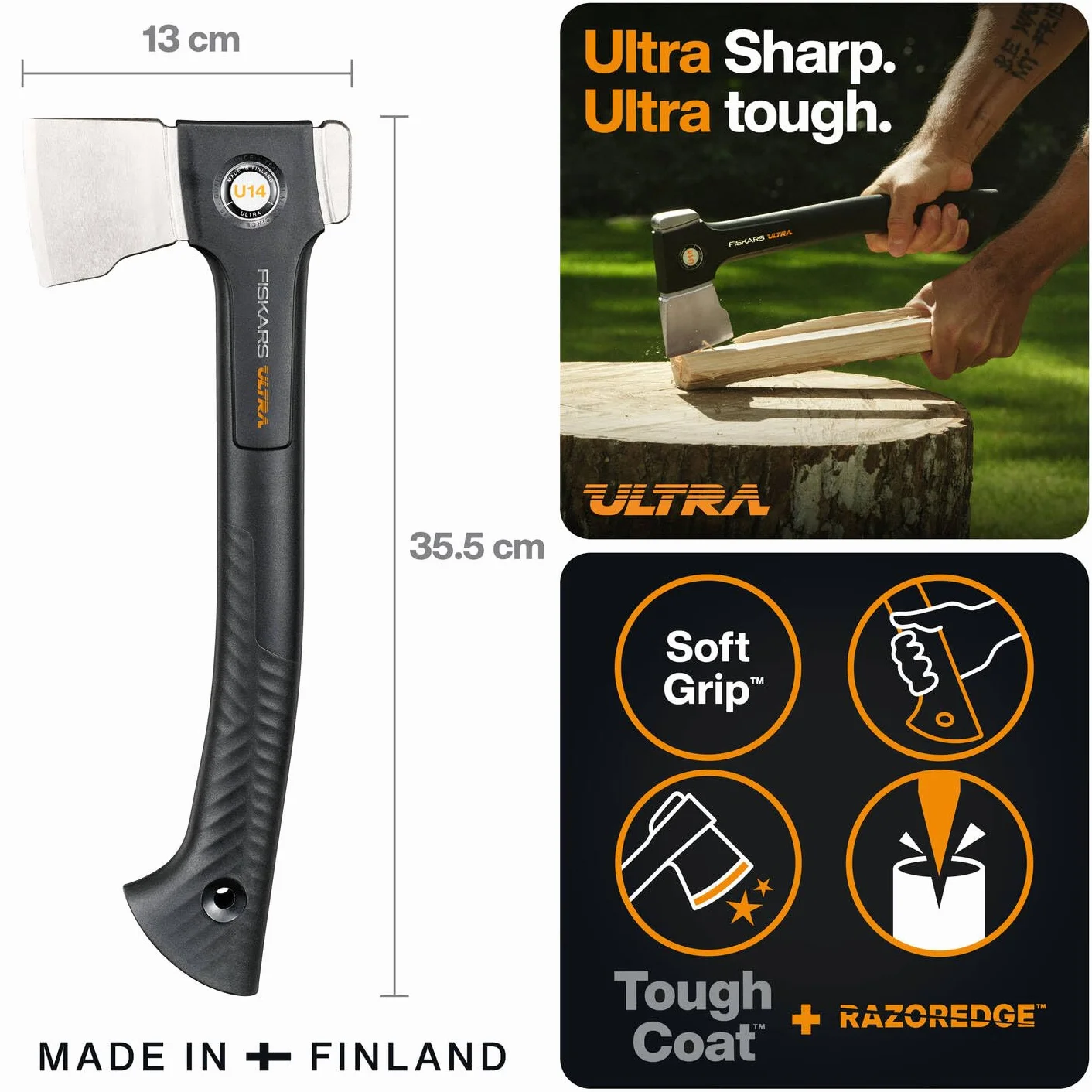 Fiskars Ultra Siekiera Uniwersalna U14