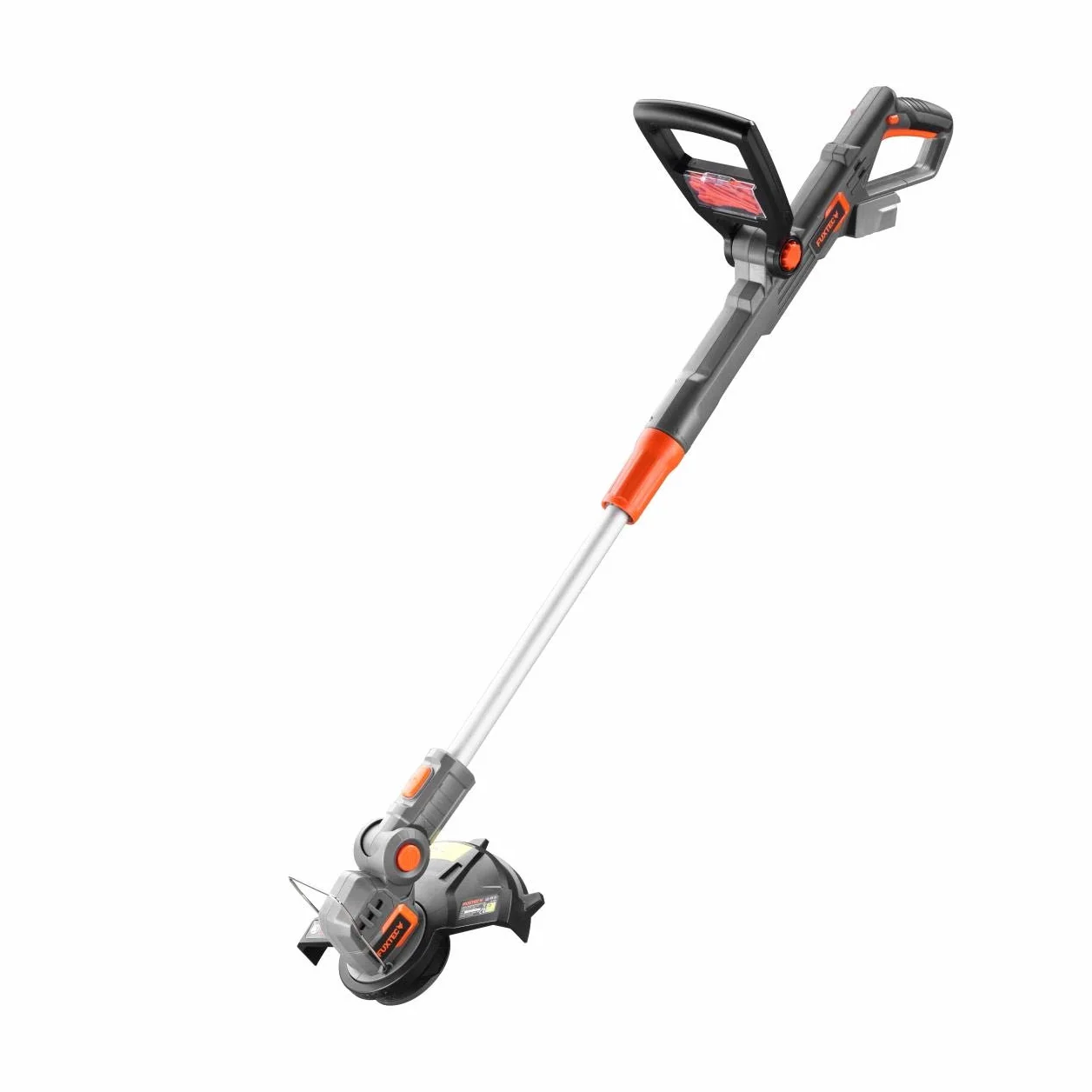 Podkaszarka Elektryczna FUXTEC z Akumulatorem 20V FX-E1RT20 - Akumulator Litowo-Jonowy 2Ah, Szerokosc Ciecia 25 cm, Lekka i Cicha, Teleskopowy Uchwyt
