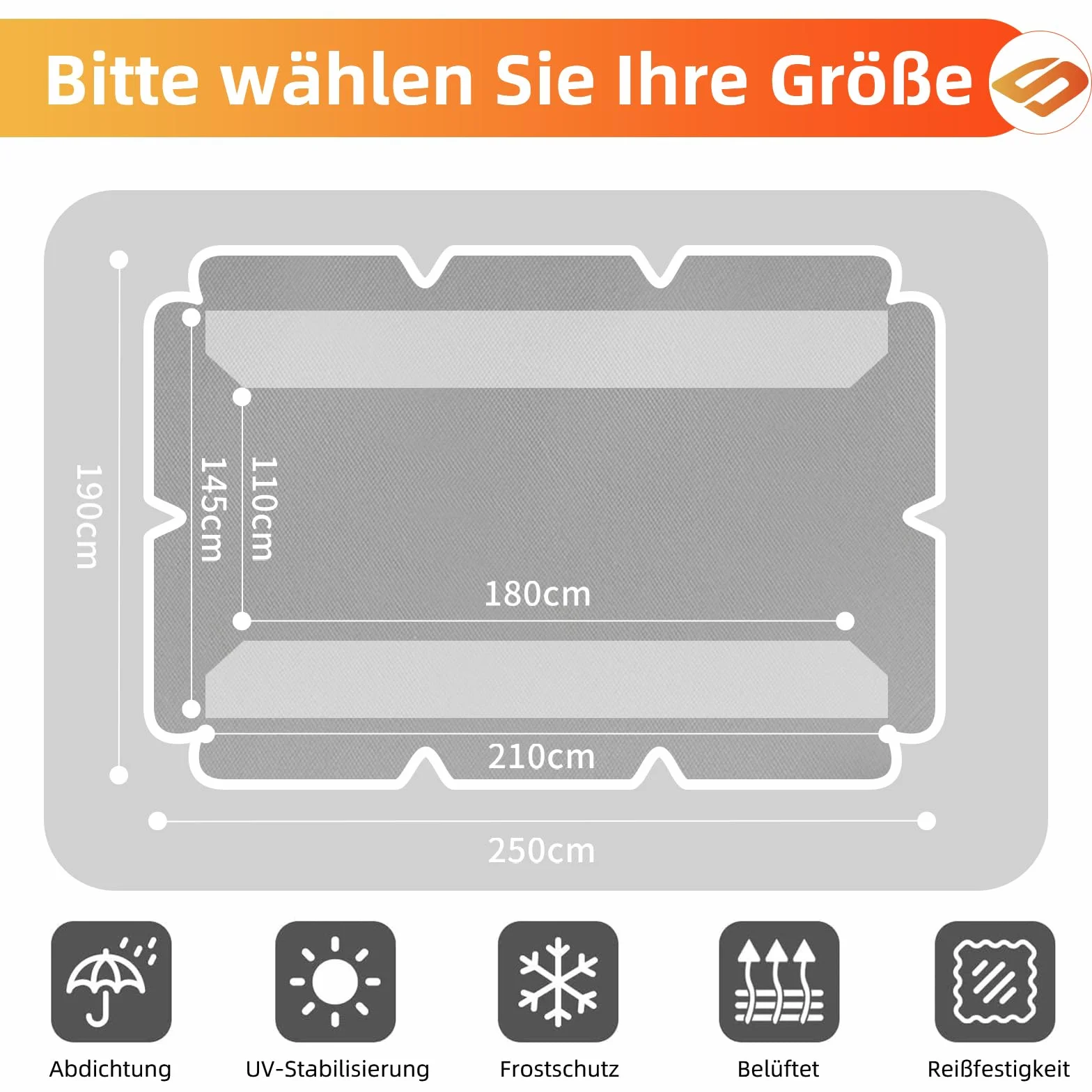 Huśtawka Hollywood Wodoodporny Baldachim z Taśmą Łączącą 4 Regulowane Tunele Grau